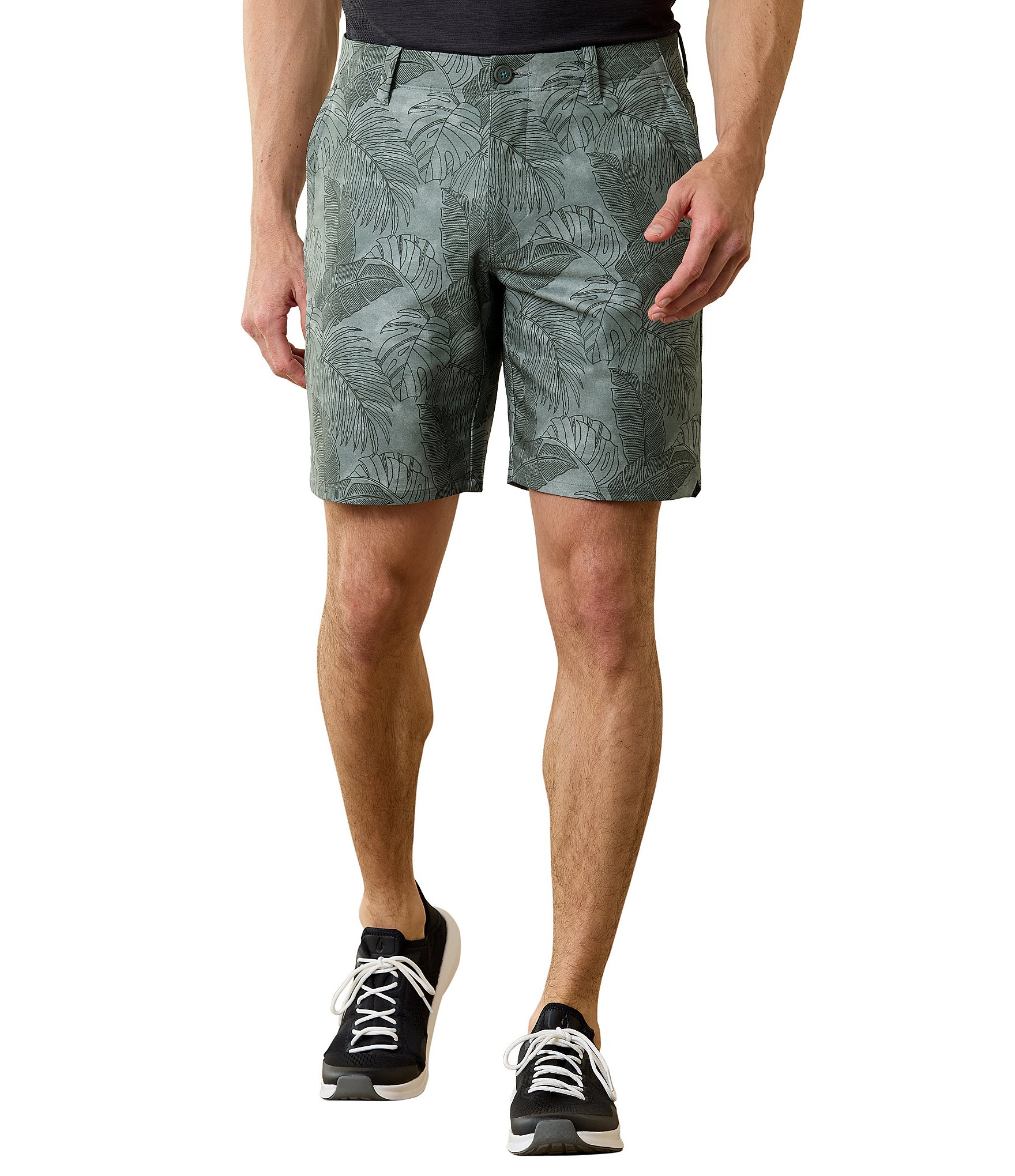 Tommy Bahama On Par Vines Line 8#double; Inseam Shorts