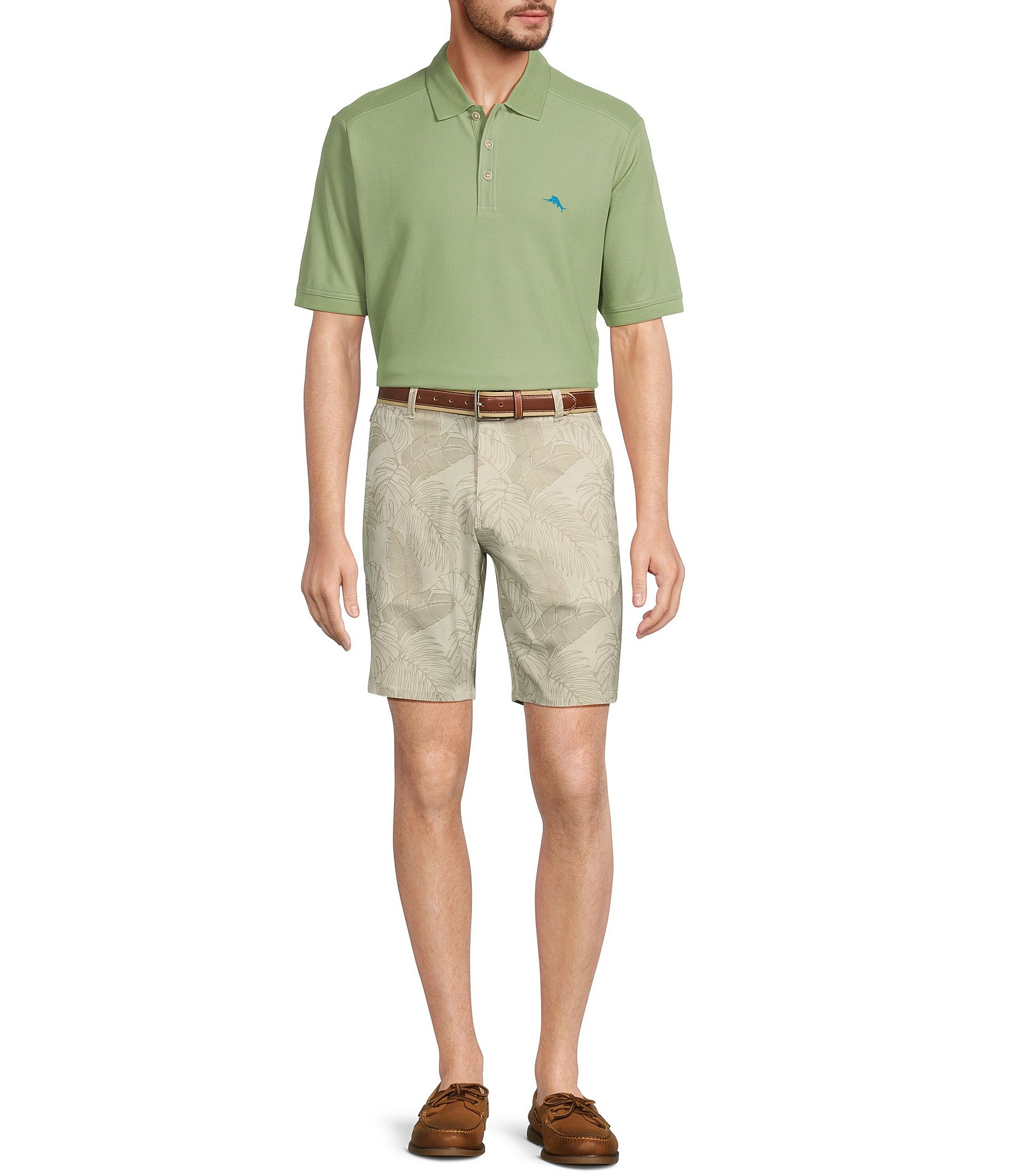 Tommy Bahama On Par Vines Line 8#double; Inseam Shorts