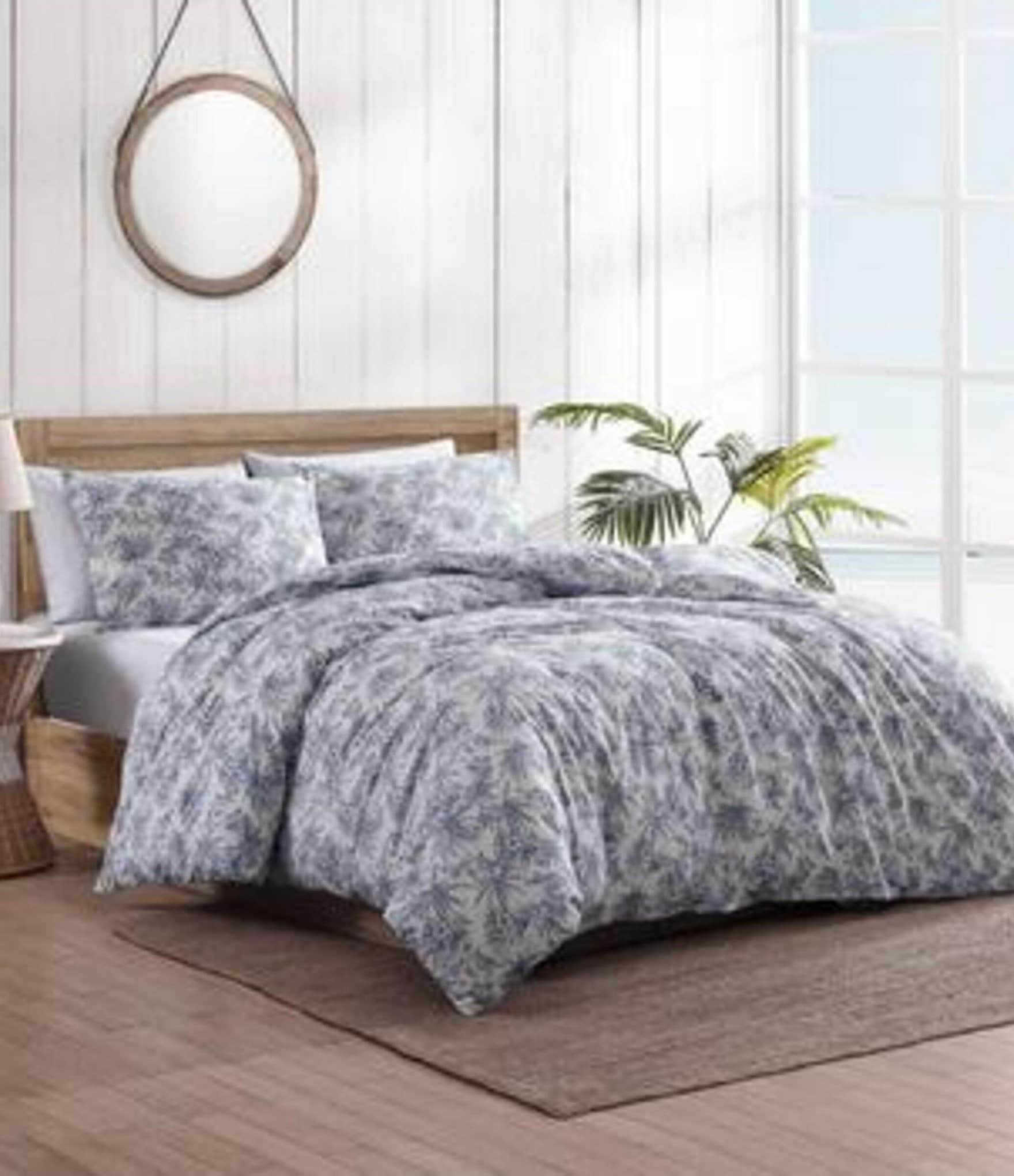 Tommy Bahama Pen And Ink Cotton Reversible Duvet Cover Mini Set | Dillard's