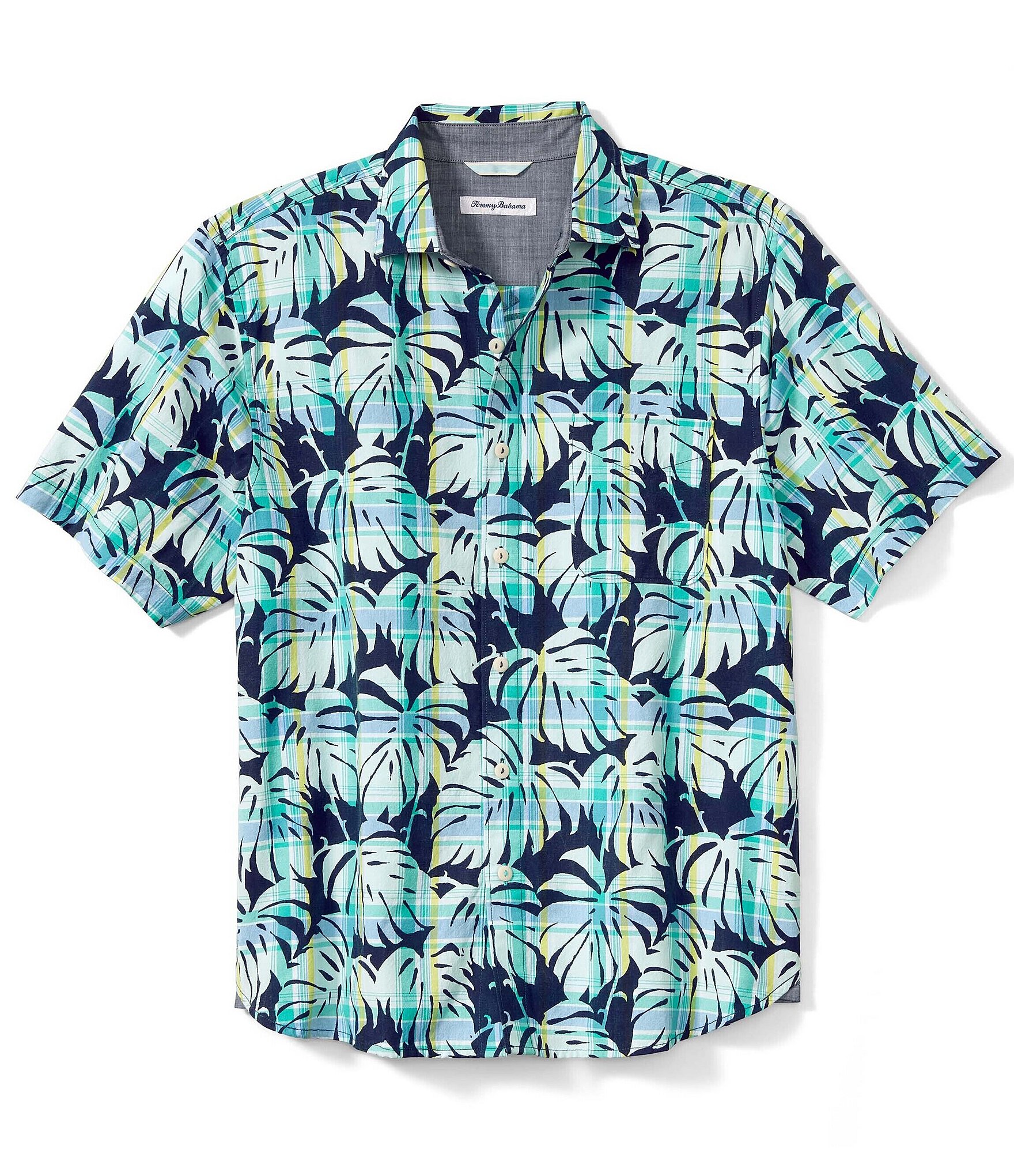Tommy Bahama Plaid Over Paradise Short-Sleeve Woven Shirt | Dillard's