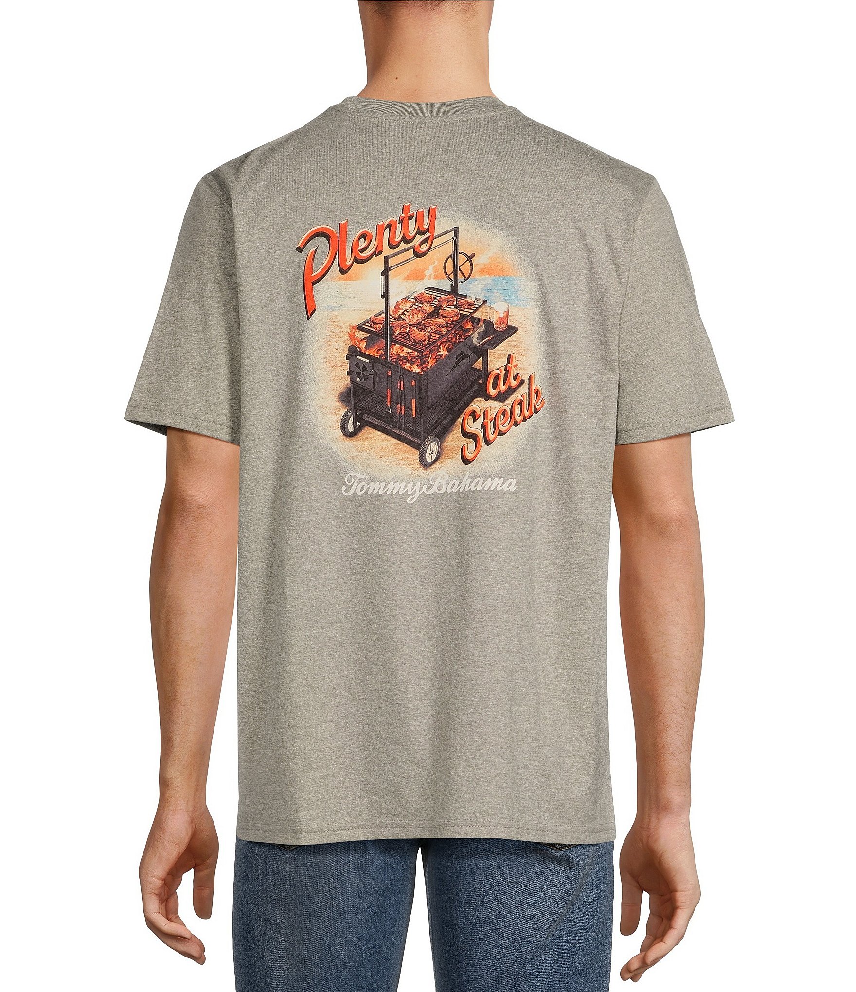 Tommy Bahama Plenty At Steak Short Sleeve Graphic T-Shirt