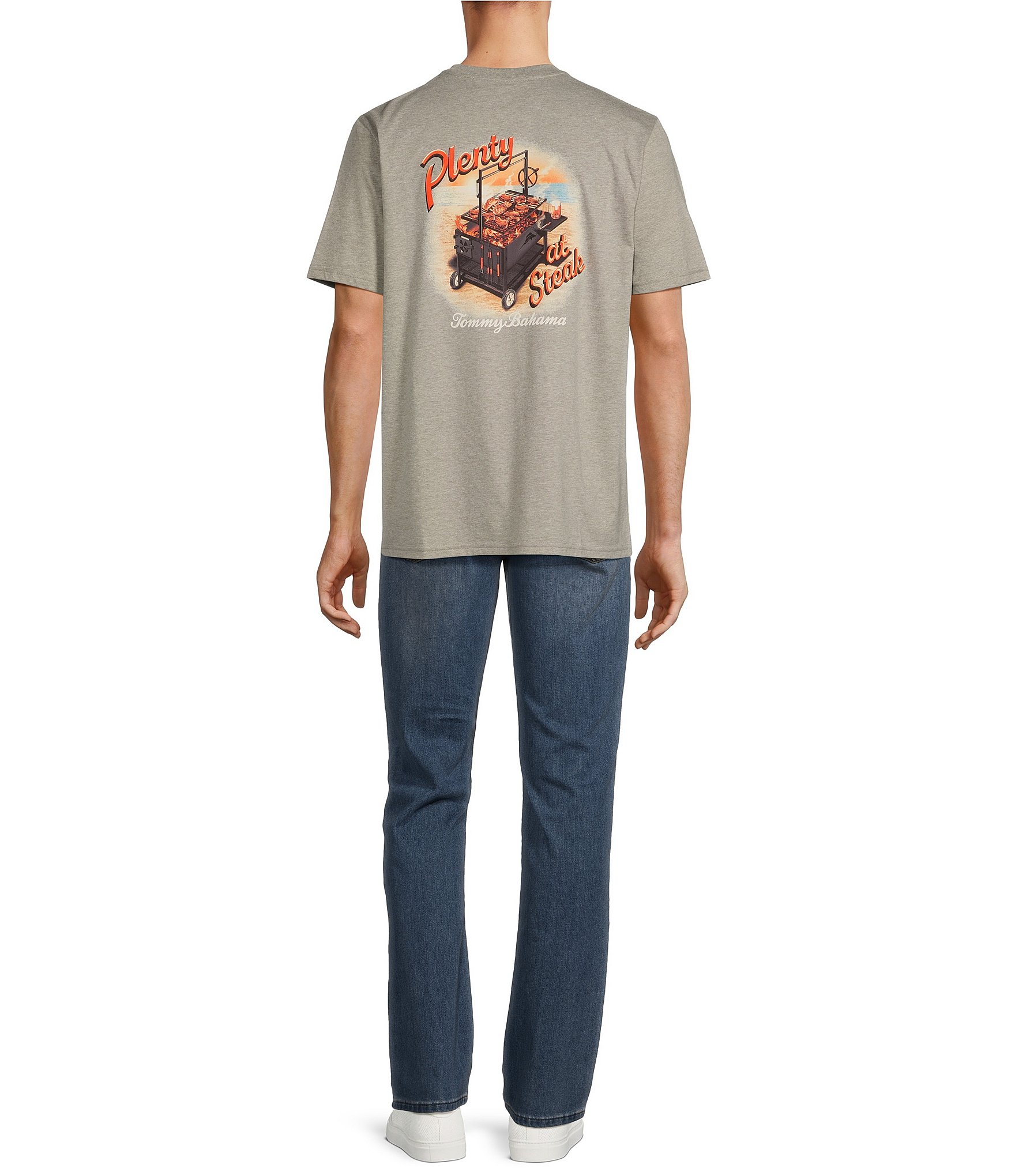 Tommy Bahama Plenty At Steak Short Sleeve Graphic T-Shirt