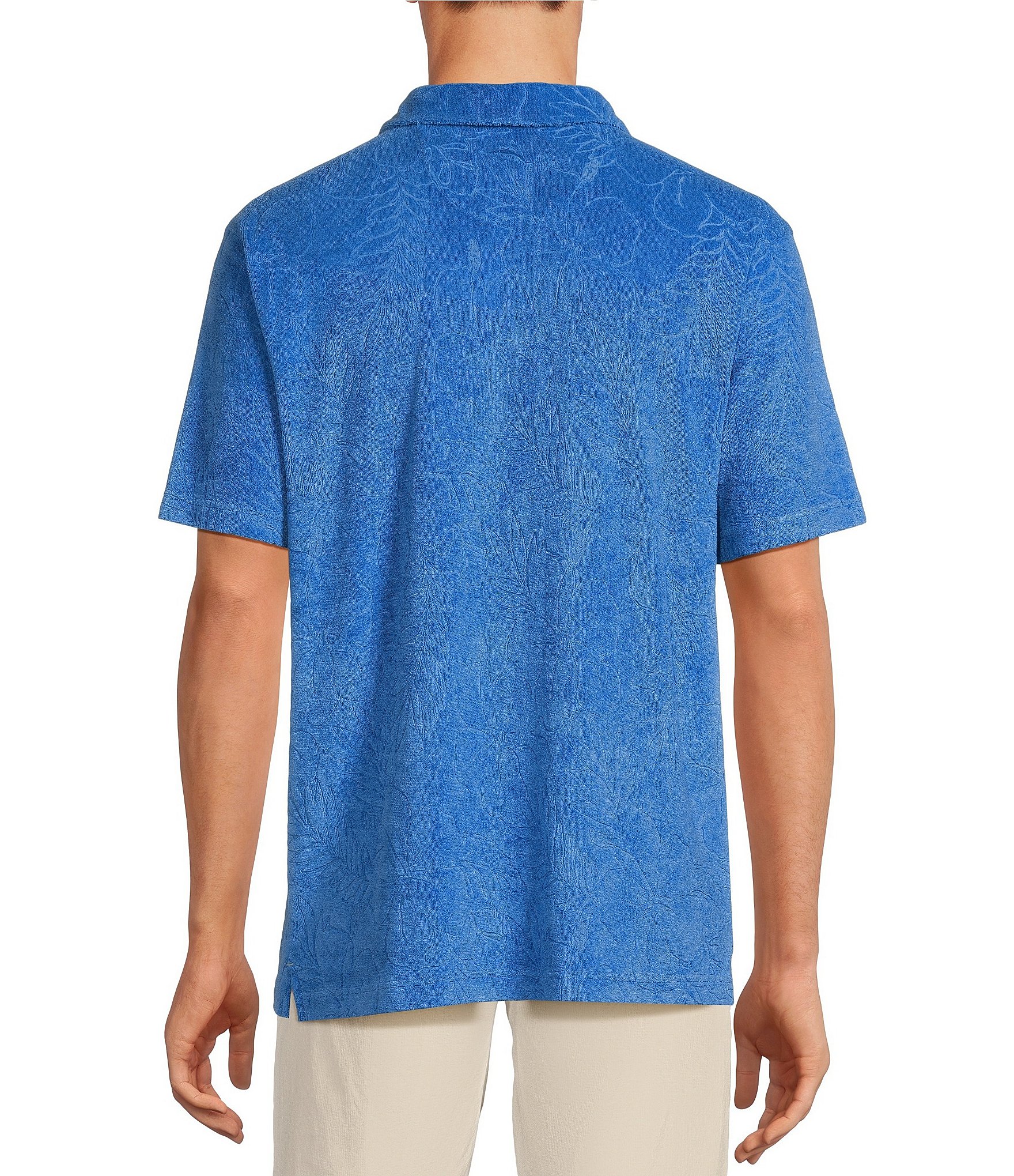 Tommy Bahama Poolside Hibiscus Short Sleeve Polo Shirt