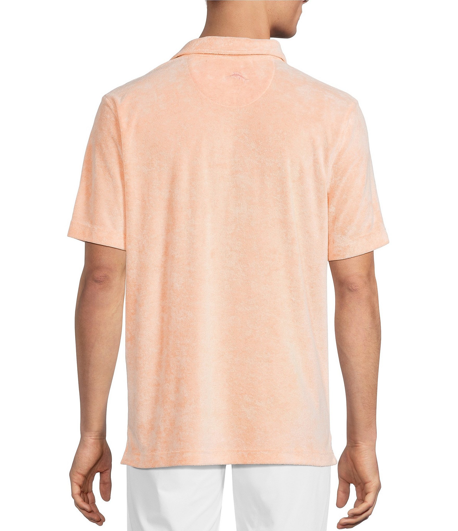 Tommy Bahama Poolside Sun Fade Short Sleeve Terry Polo Shirt