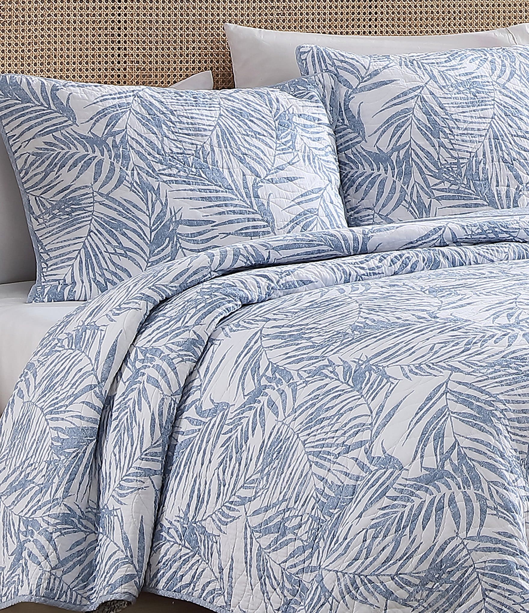 Tommy Bahama Printed Palmday Reversible Quilt Mini Set