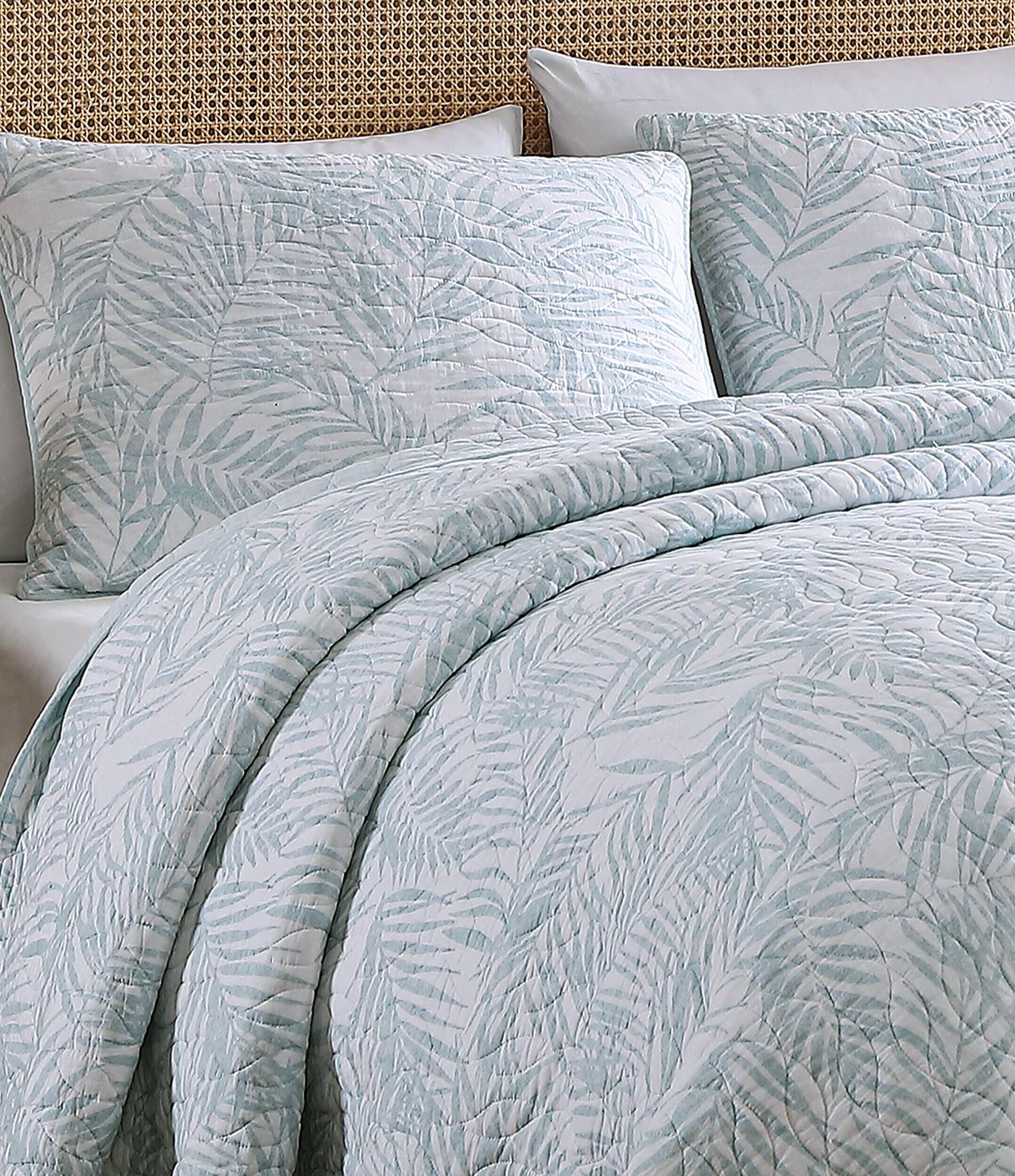 Tommy Bahama Printed Palmday Reversible Quilt Mini Set