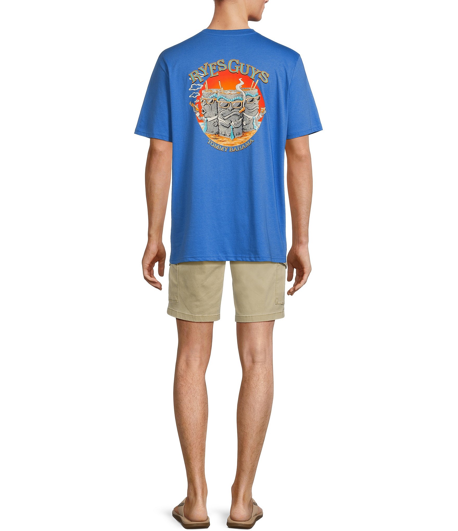 Tommy Bahama Rye Guys Short Sleeve Graphic T-Shirt