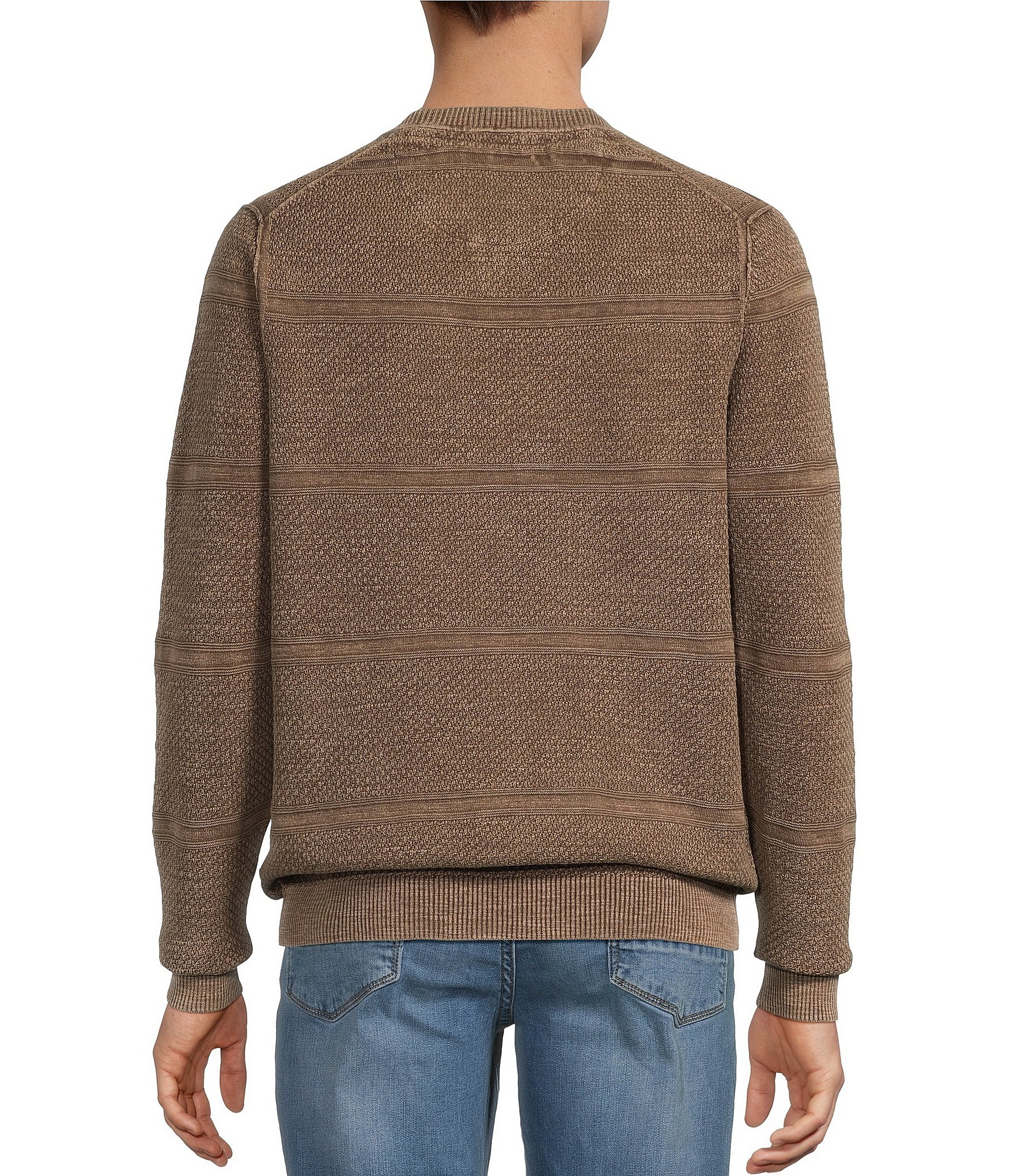 Tommy Bahama Saltwater Textured Abaco Crewneck Pullover