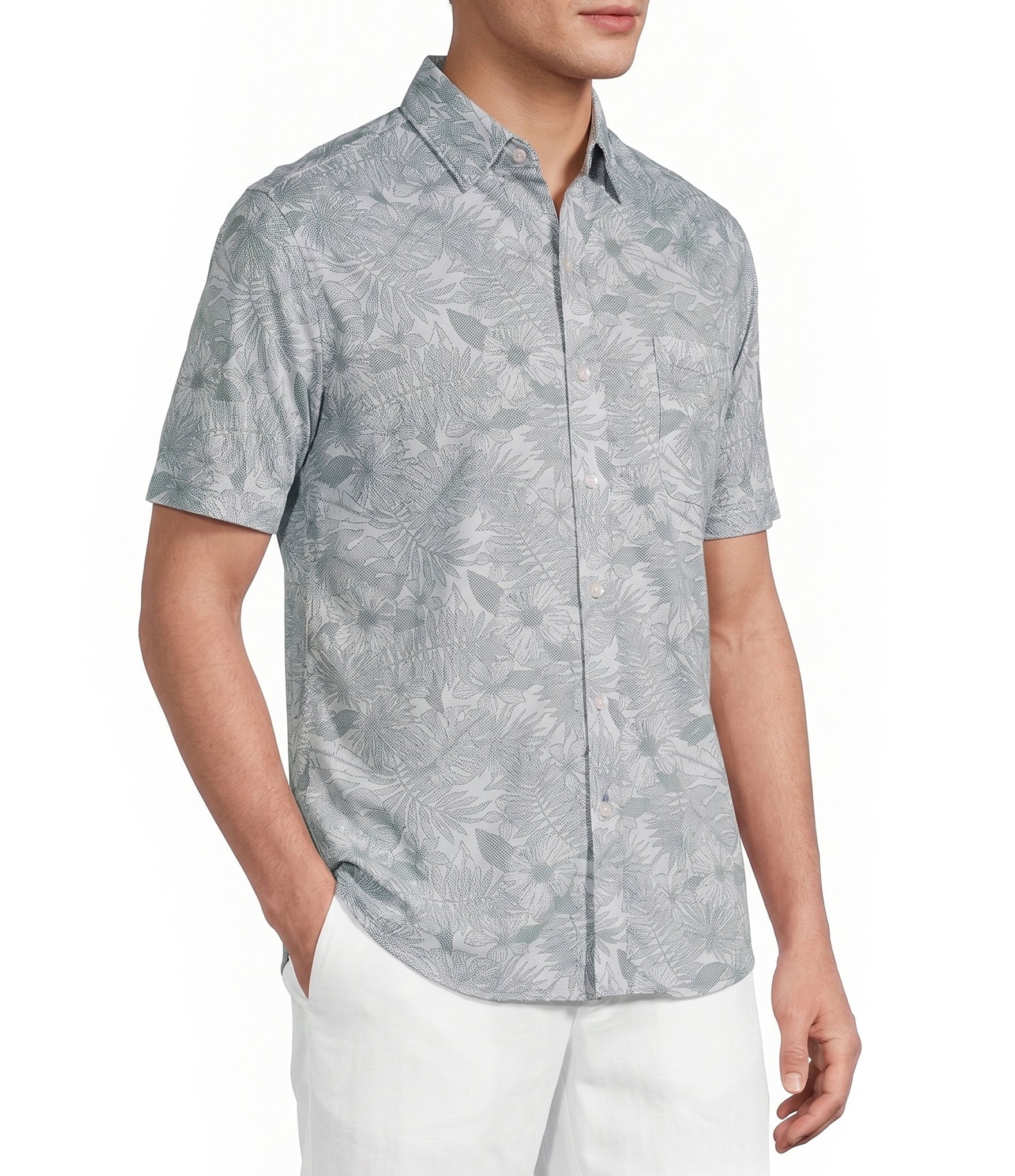 Tommy Bahama San Lucio Villa Evora Short Sleeve Woven Shirt