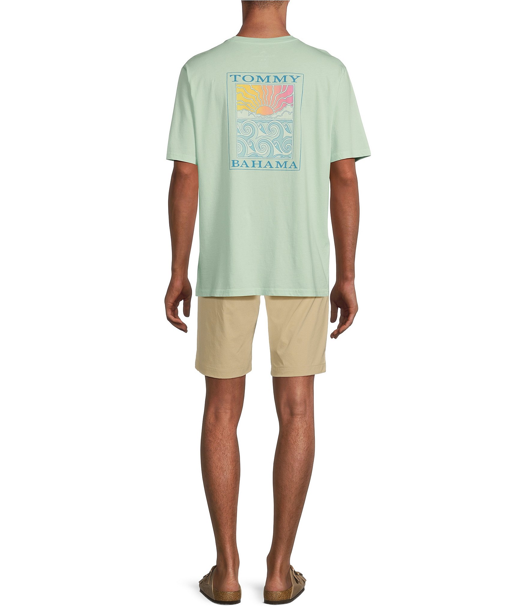 Tommy Bahama Santorini Sunrise Short Sleeve Graphic T-Shirt