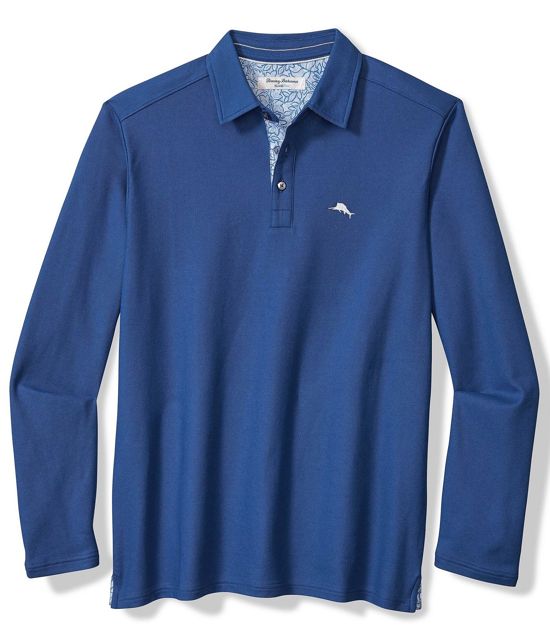 Tommy Bahama Seaside Soiree 5 O'Clock Long Sleeve Polo Shirt