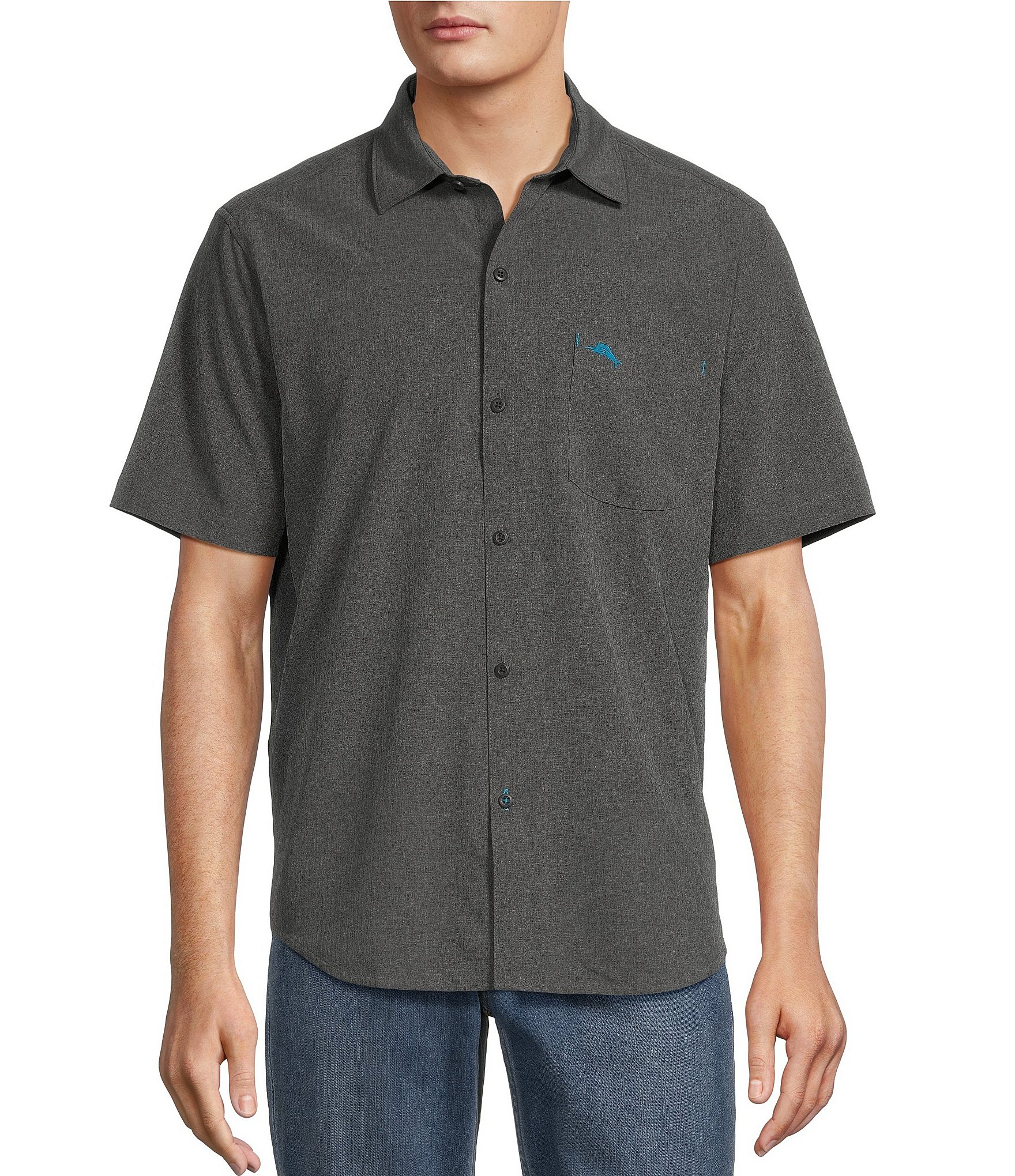 Tommy Bahama Short Sleeve Bahama Coast Sandypoint Woven Shirt