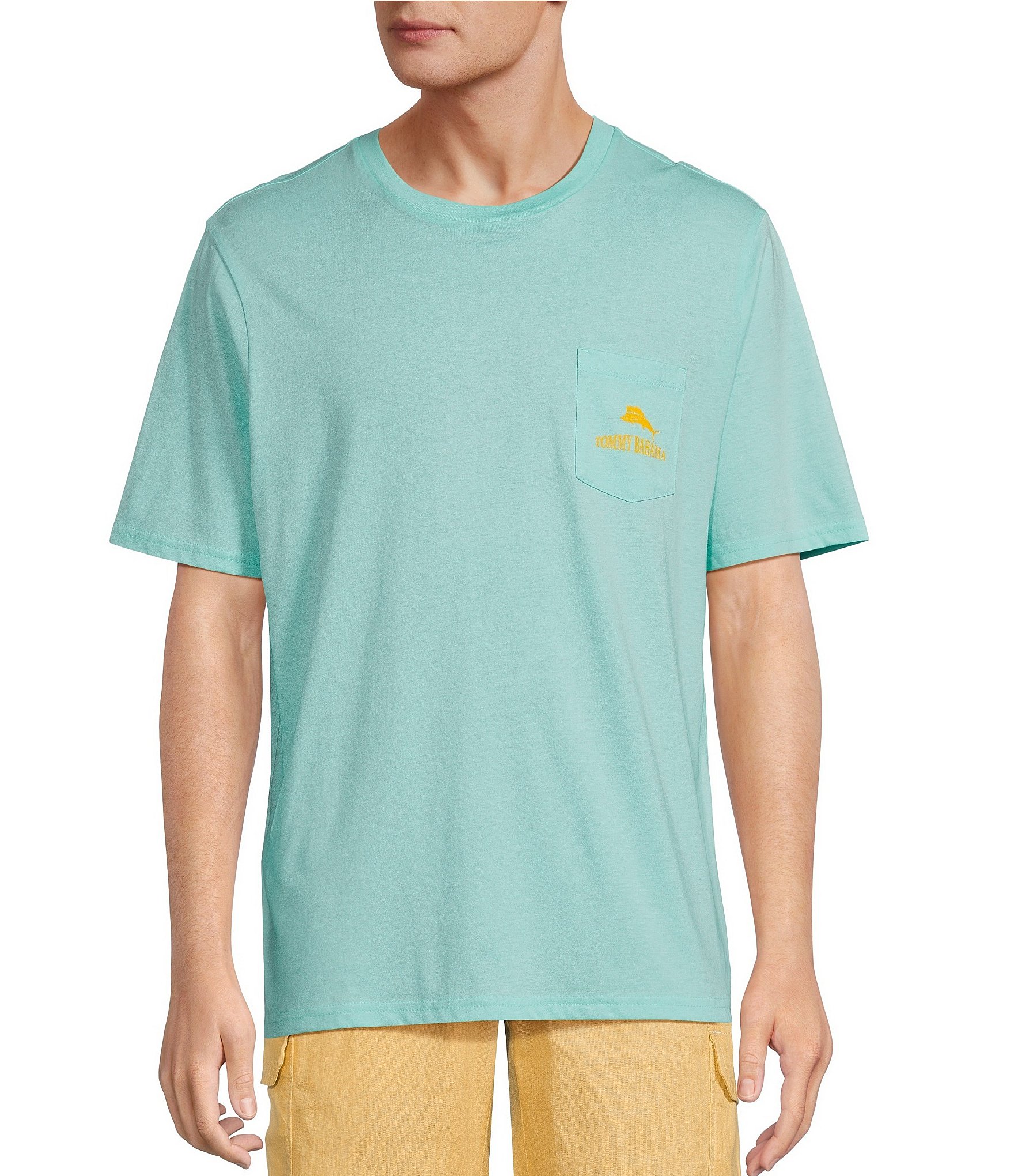 Tommy Bahama Stadium Lights Pocket Short Sleeve Graphic T-Shirt