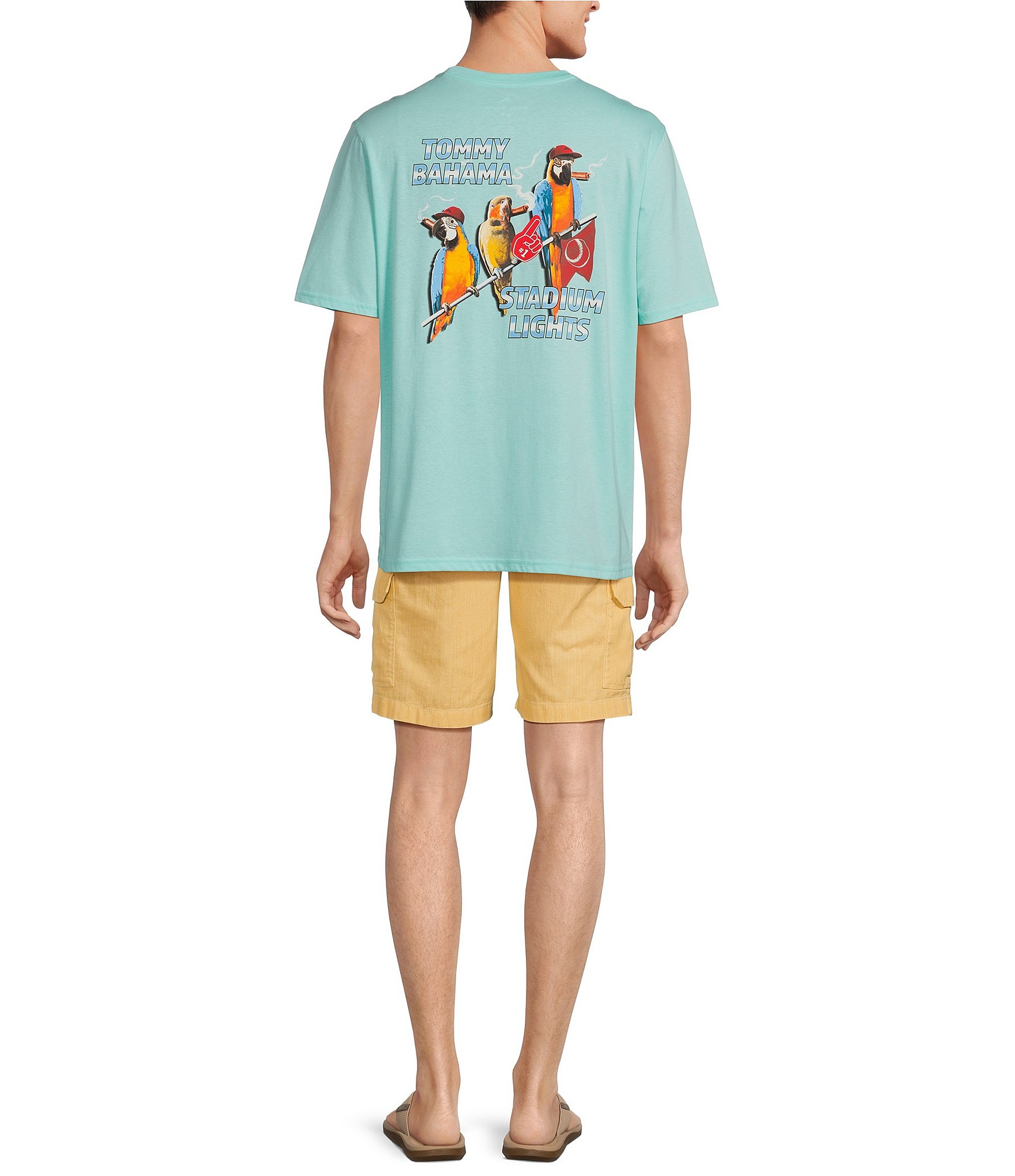 Tommy Bahama Stadium Lights Pocket Short Sleeve Graphic T-Shirt