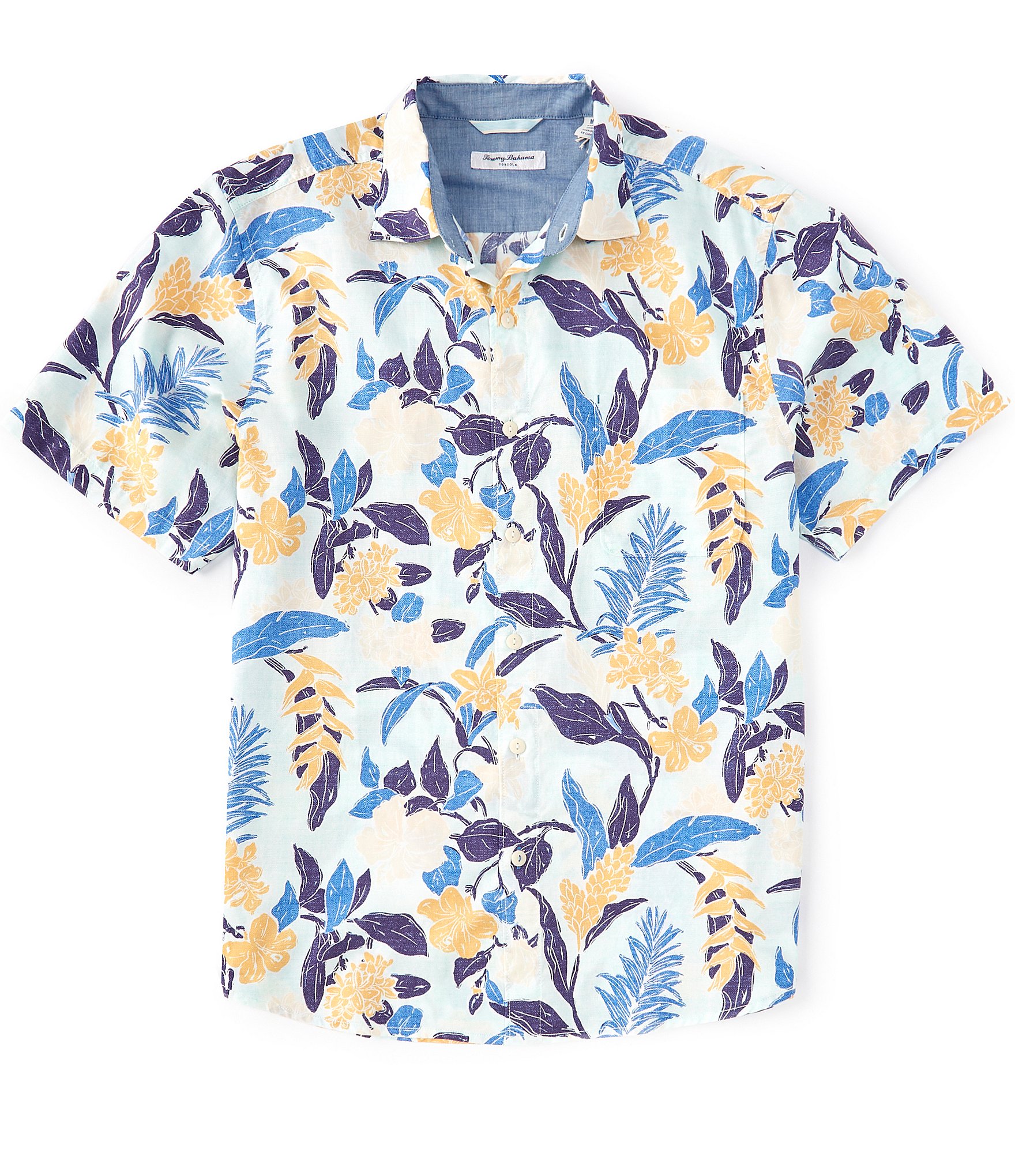 Tommy Bahama Tortola Aqua Isles Short-Sleeve Woven Shirt | Dillard's