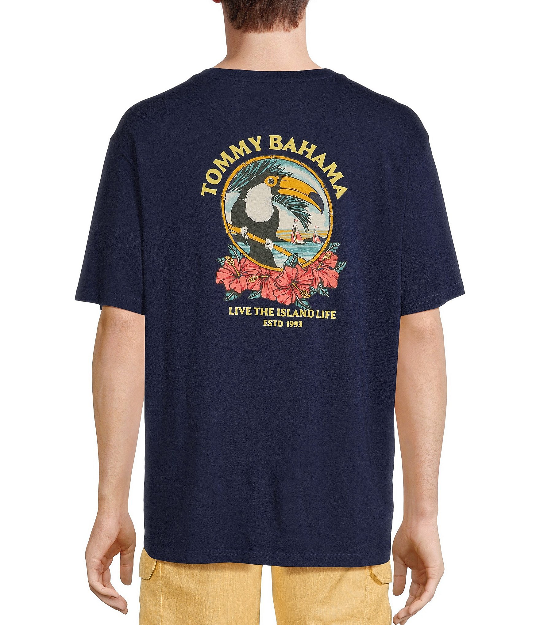 Tommy Bahama Toucan Season Short Sleeve Graphic T-Shirt