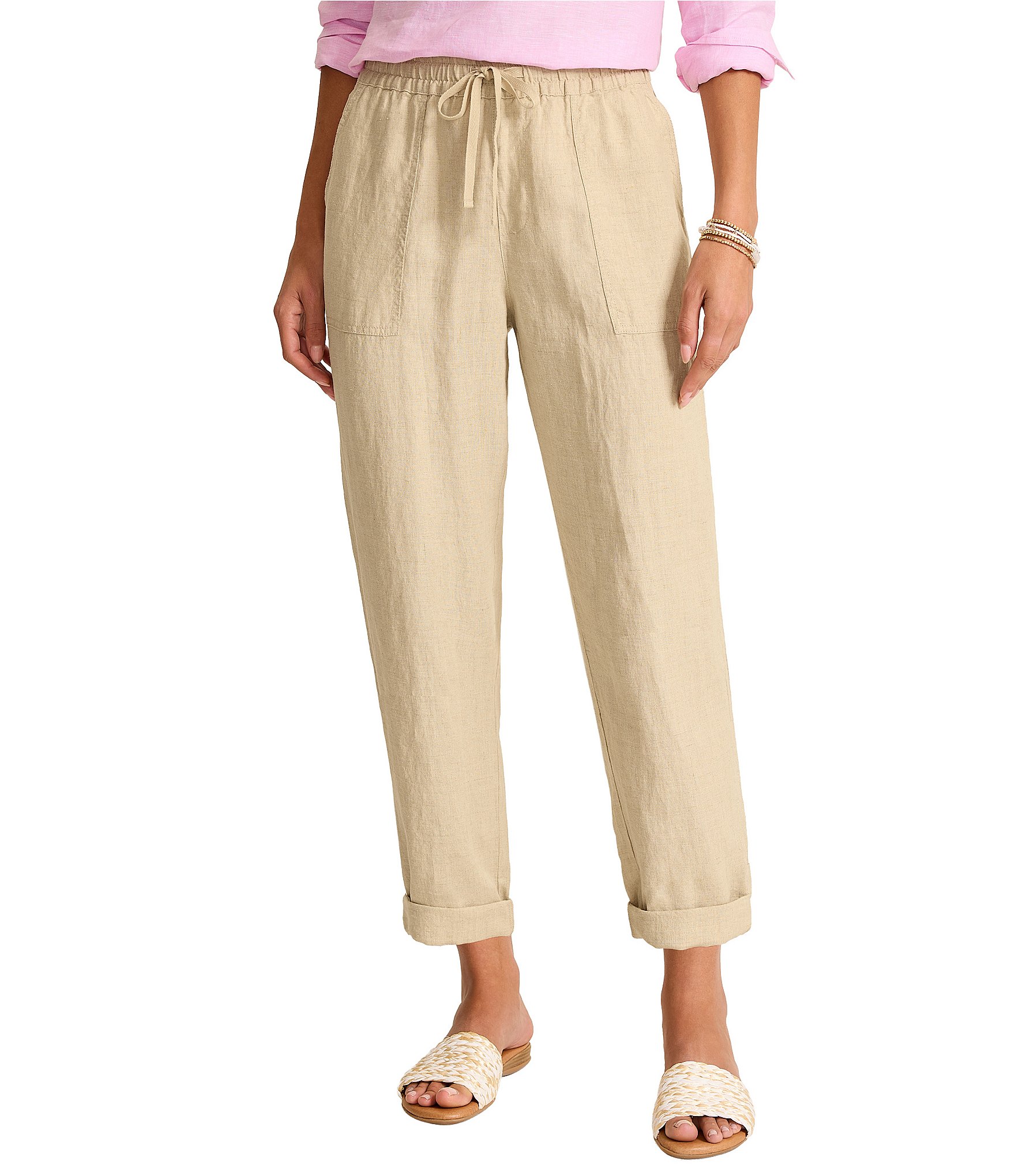 Tommy Bahama Two Palms Linen Tapered Pants