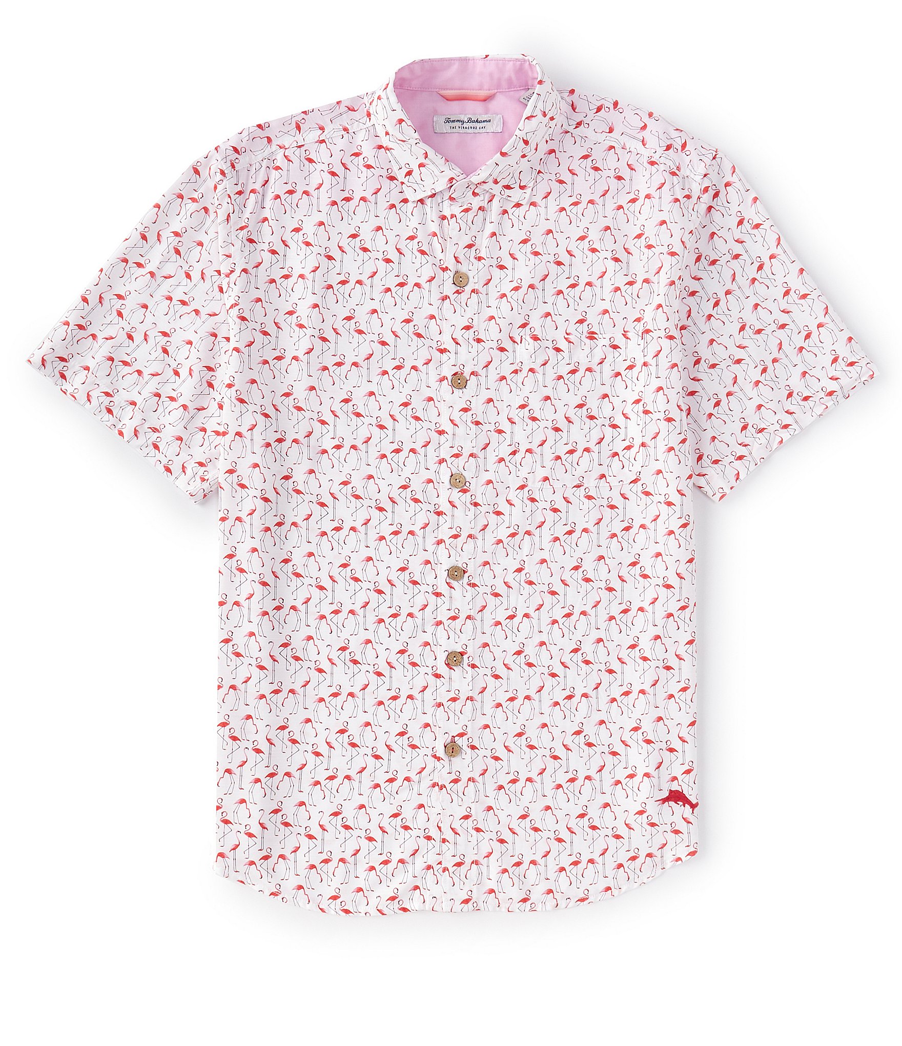 Veracruz Cay Flamingo Camp Shirt in White by Tommy Bahama – Logan's of  Lexington