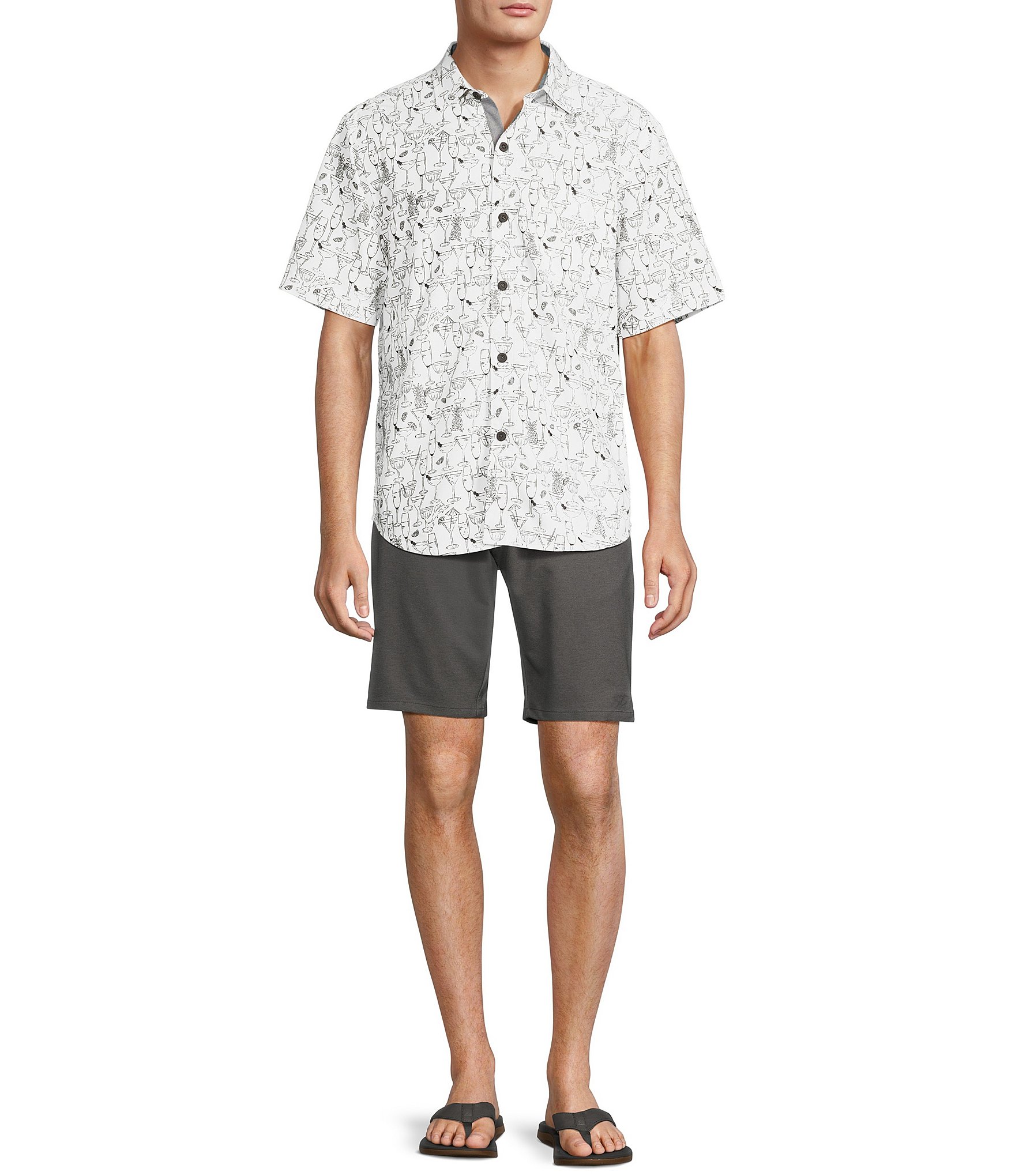 Tommy Bahama Veracruz Cay Fresco Tides Short Sleeve Woven Shirt