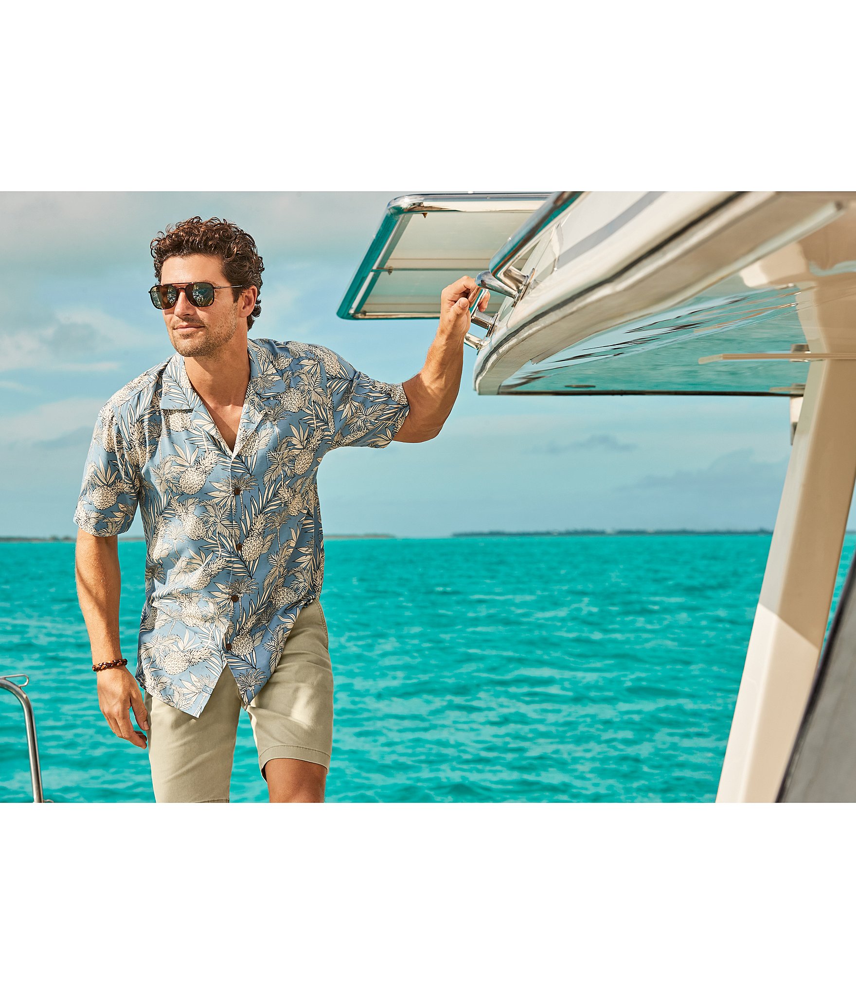 Tommy Bahama Veracruz Cay Pineapple Tropics Woven Shirt