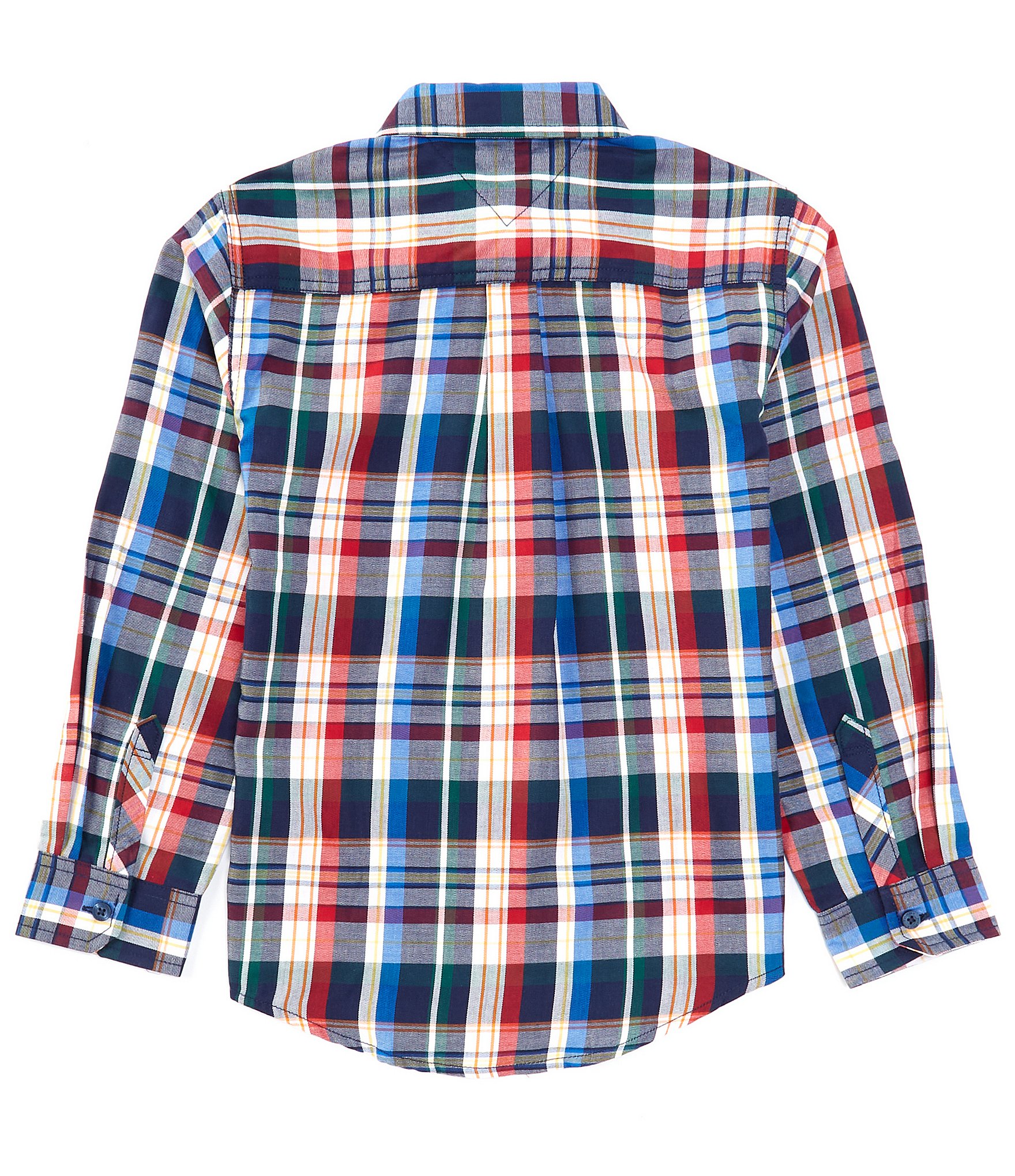 Tommy Hilfiger Big Boys 8-20 Long Sleeve Autumn Plaid Shirt