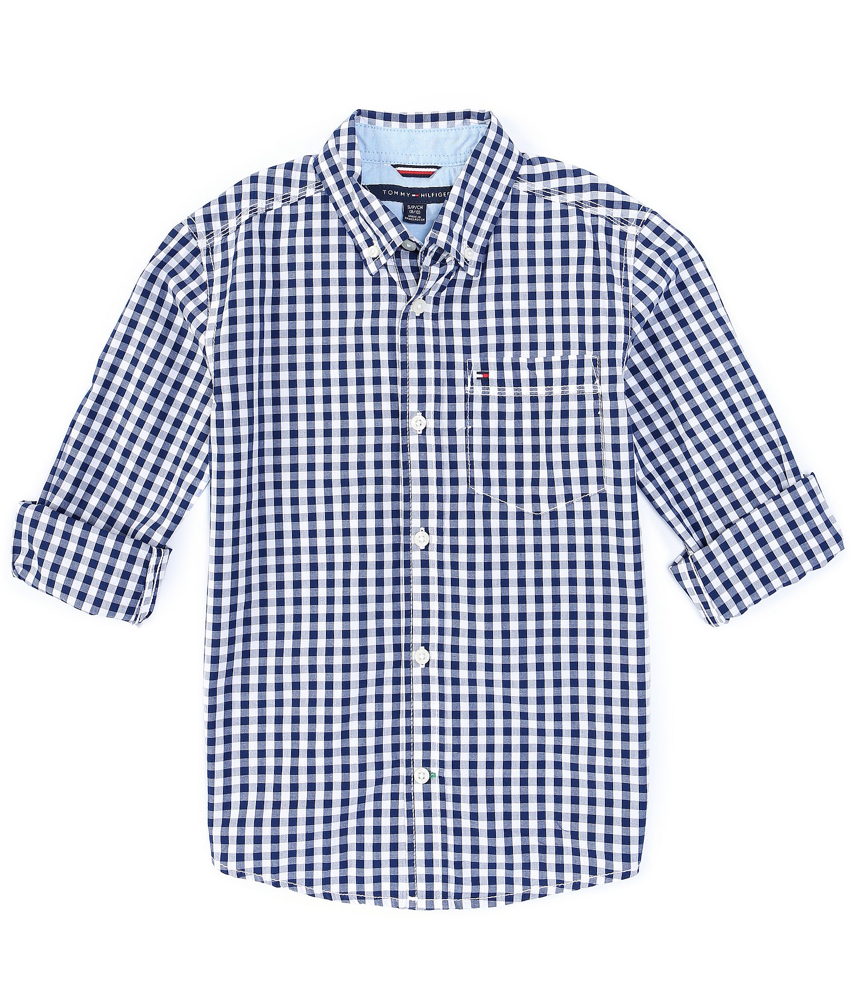 Men's Shirt Tommy Hilfiger Regular collar Italian Long sleeve