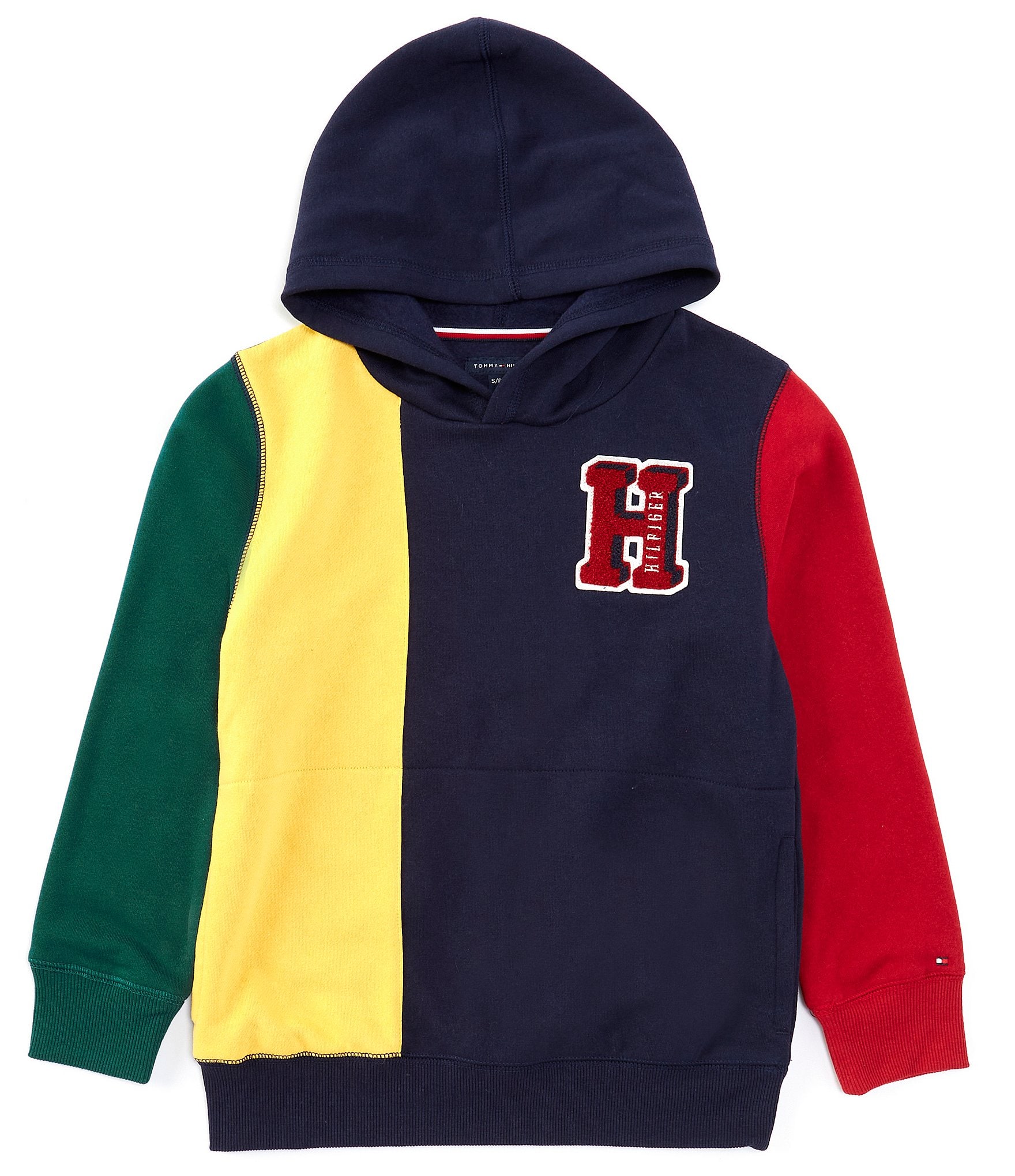 Colorblock hoodie tommy hilfiger on sale