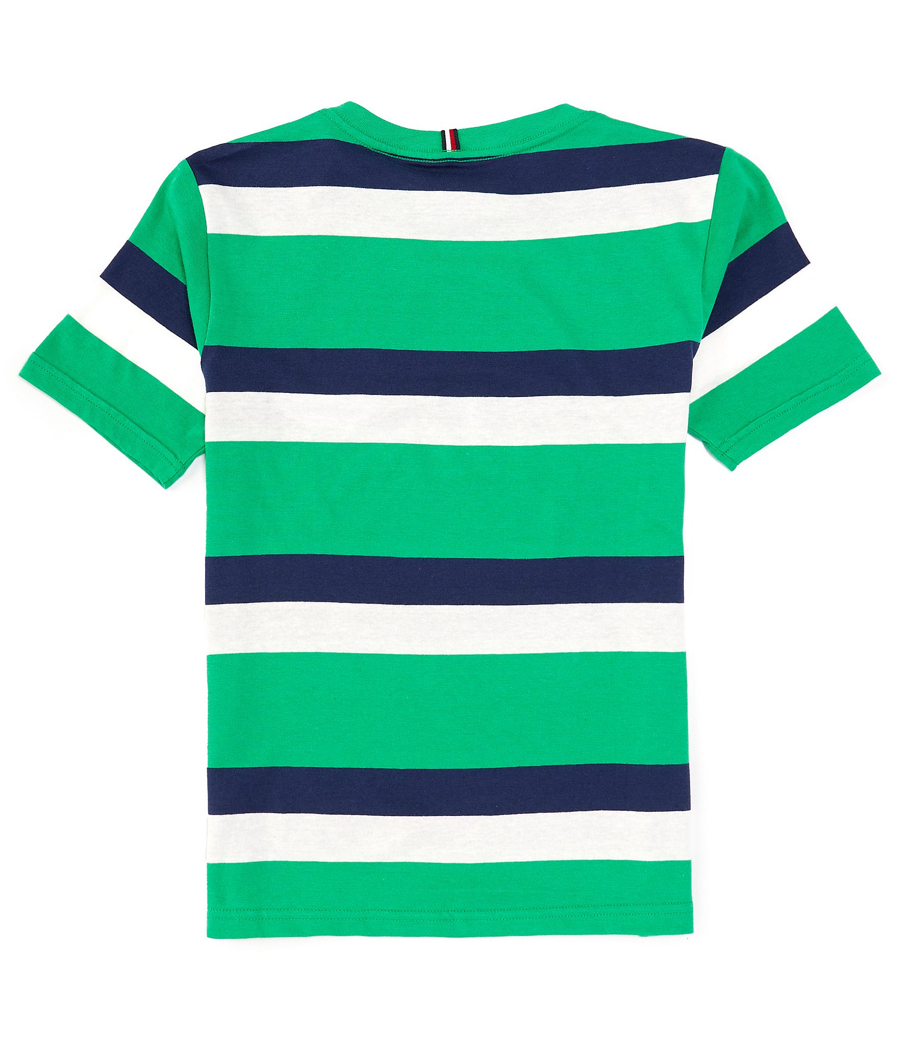 Tommy Hilfiger Big Boys 8-20 Short Sleeve Bold Stripe Varsity T-Shirt