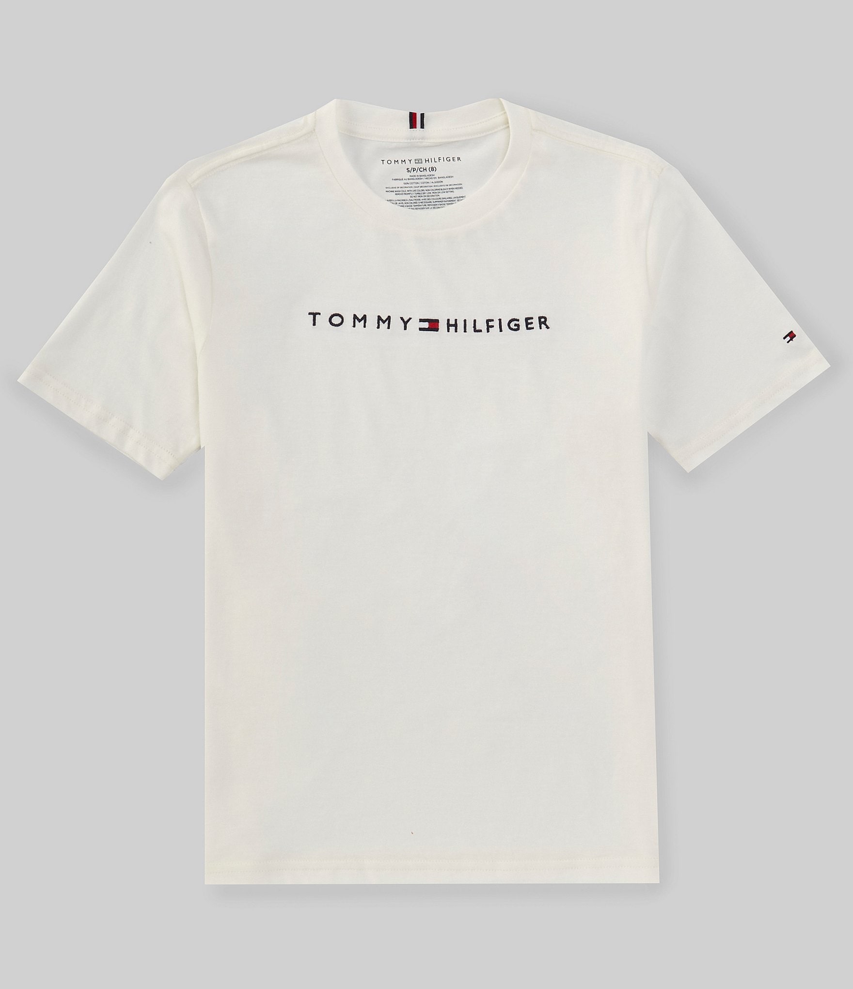 Tommy Hilfiger Big Boys 8-20 Short Sleeve Essential T-Shirt