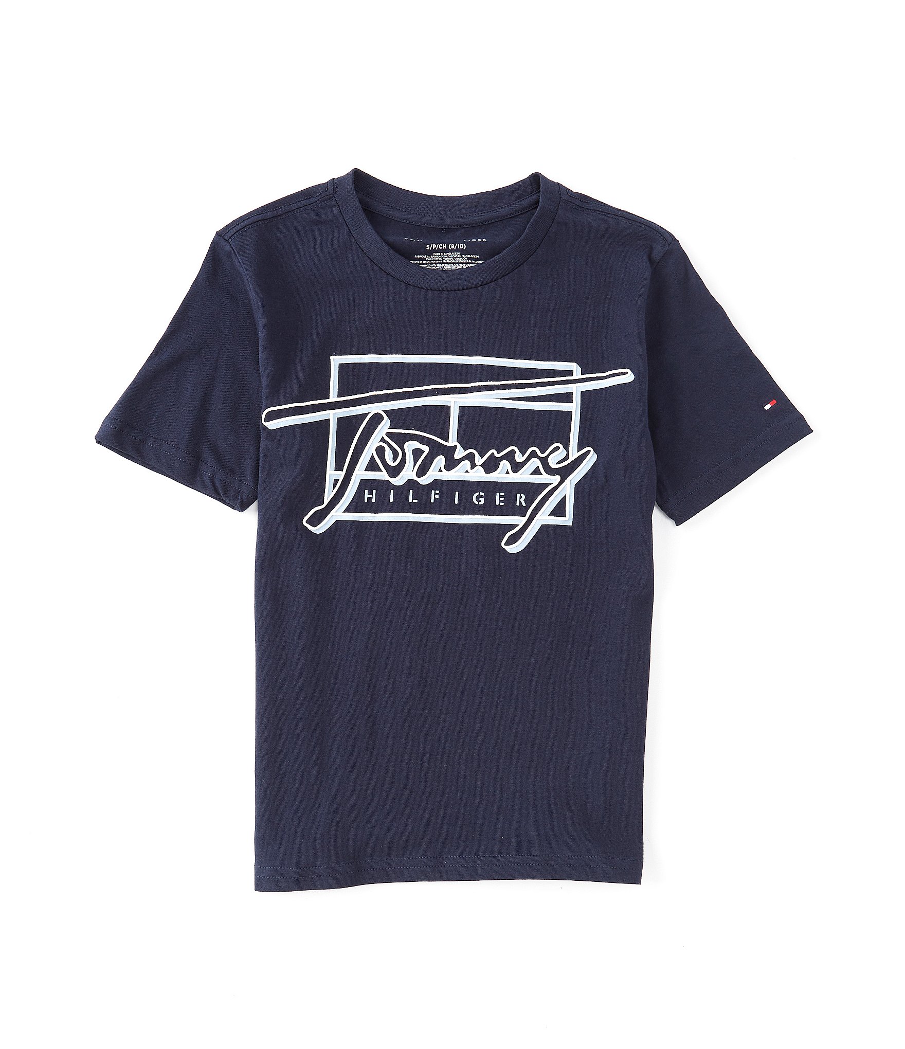 Tommy Hilfiger Big Boys 8-20 Short-Sleeve Tommy Script T-Shirt | Dillard's