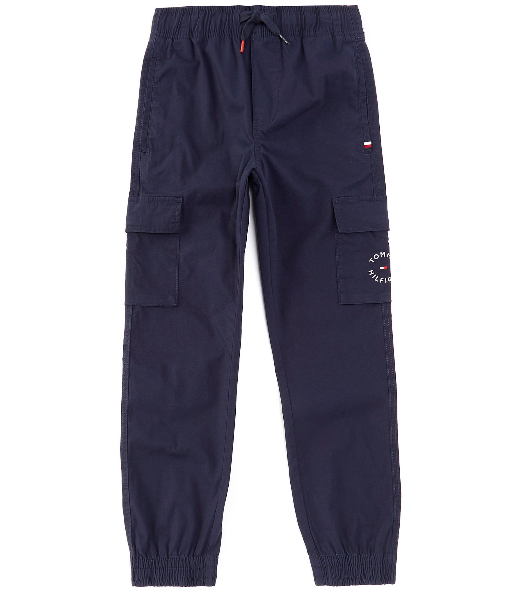 Tommy Hilfiger Big Boys 8-20 Solid Twill Cargo Jogger Pants