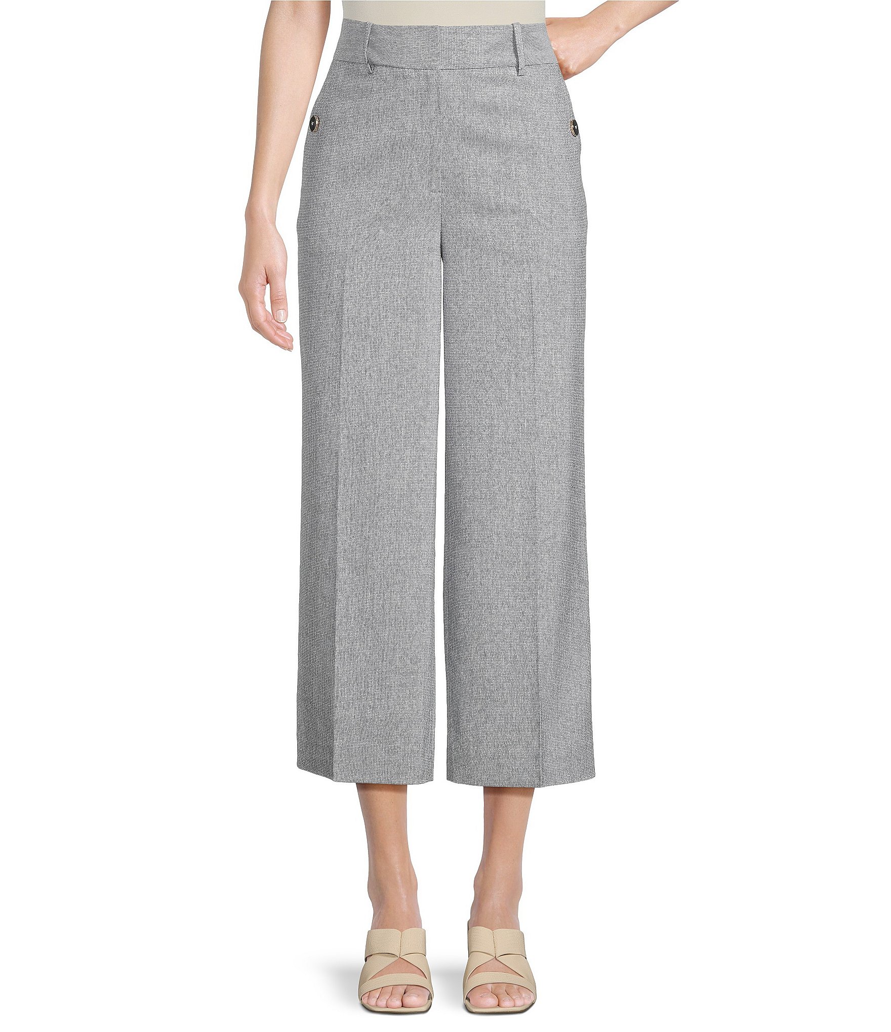 Front Wide Leg Coordinating Cropped | Dillard's