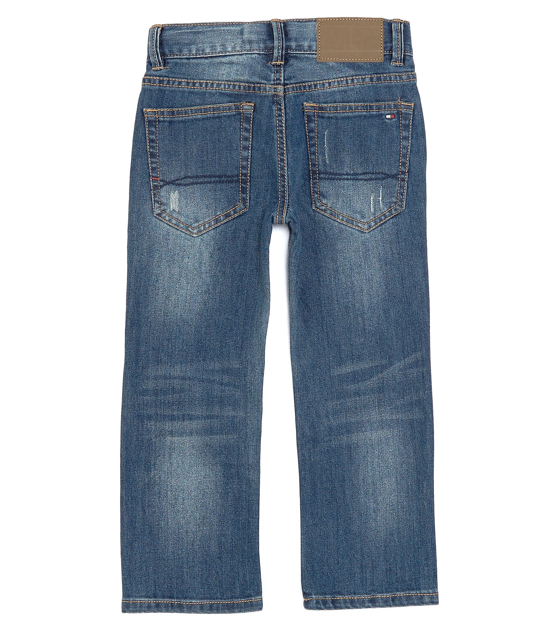 Tommy Hilfiger Little Boys 2T-7 Destructed Straight-Fit Denim Jeans