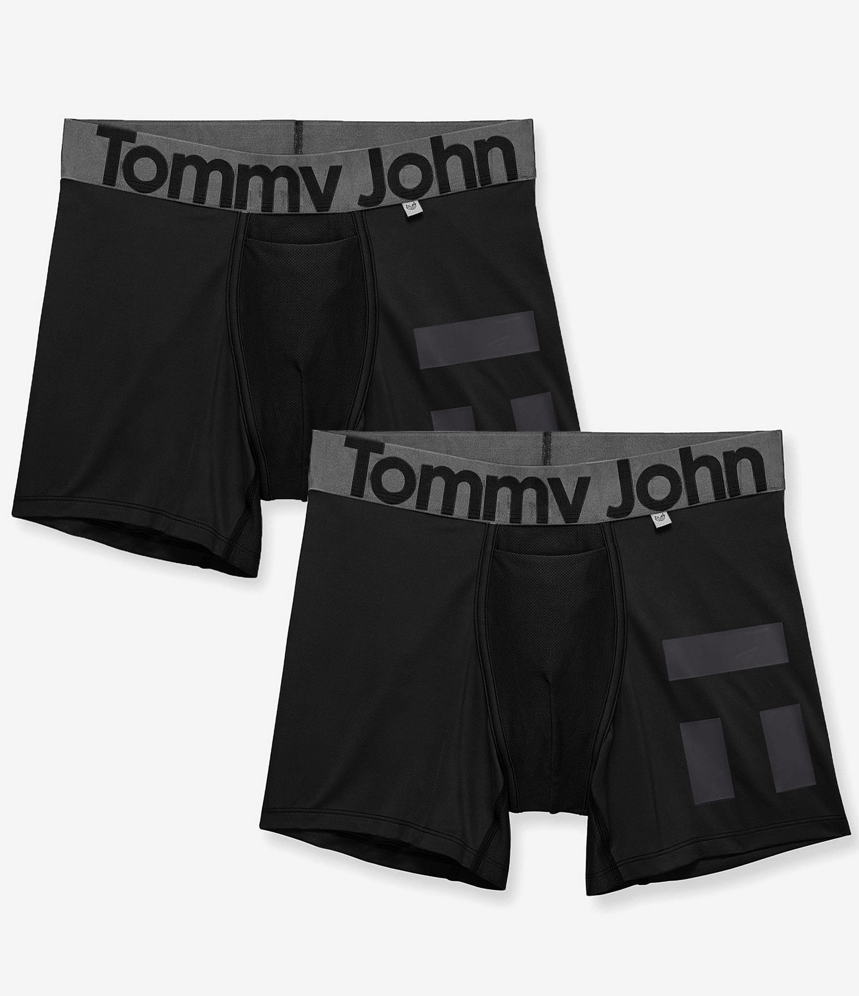 Tommy John Men's Underwear, Boxer Briefs, Second Skin Fabric Trunk with 4  Inseam, Black - 3 Pack, XXL: Buy Online at Best Price in Egypt - Souq is  now