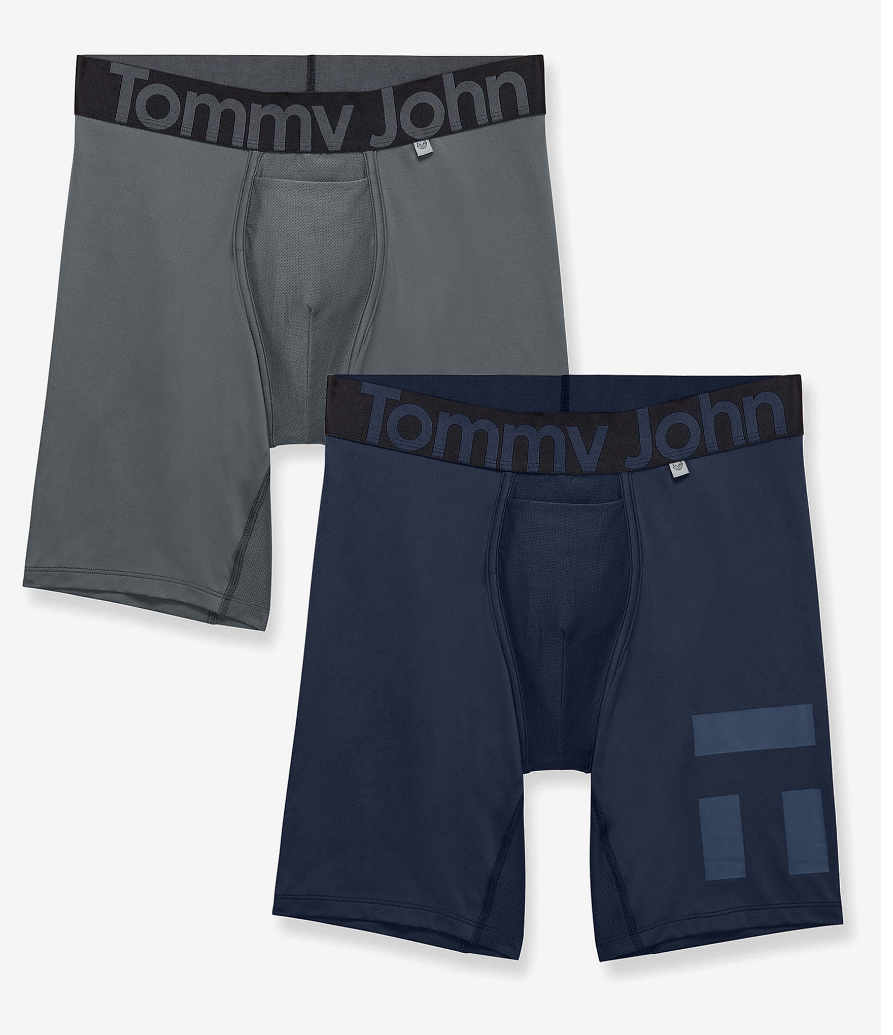 Tommy John MenAs Underwear - cool cotton Trunk with contour Pouch and  Shorter 4 Inseam - comfortable, Breathable Underwear, 3 Pack (BlackIron
