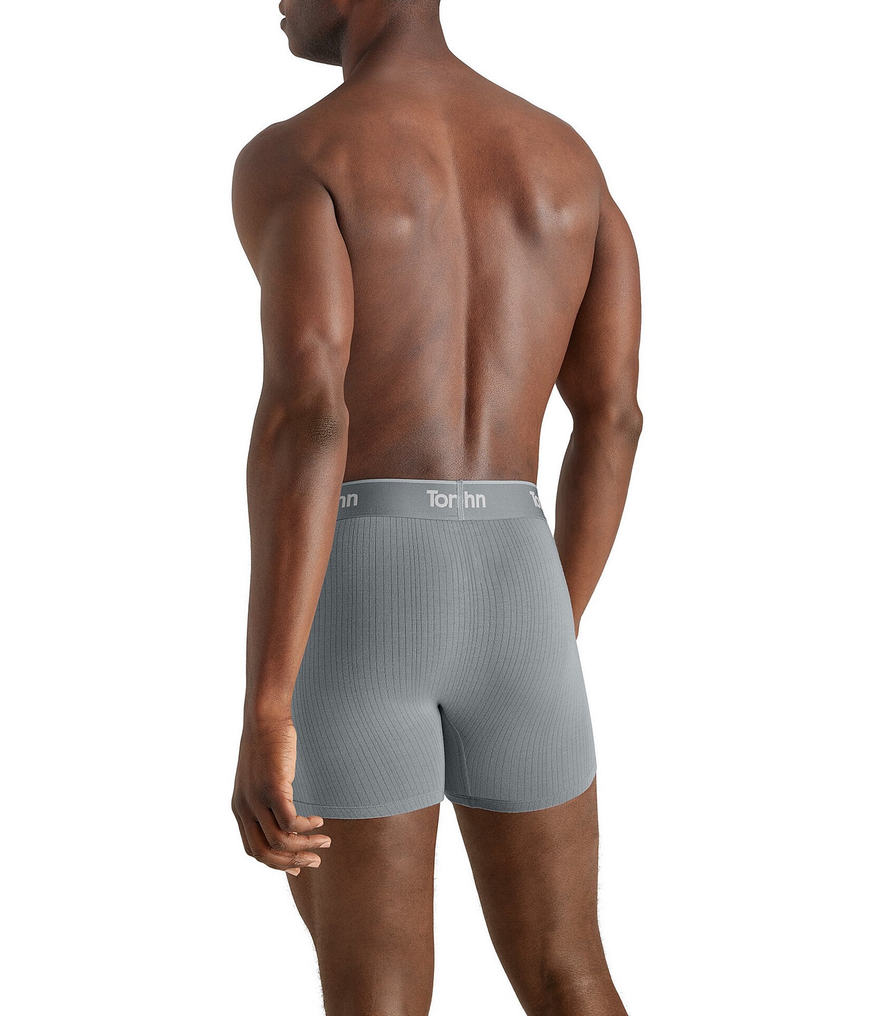 Tommy John Second Skin Lux Rib 4#double;Inseam Boxer Briefs 3-Pack