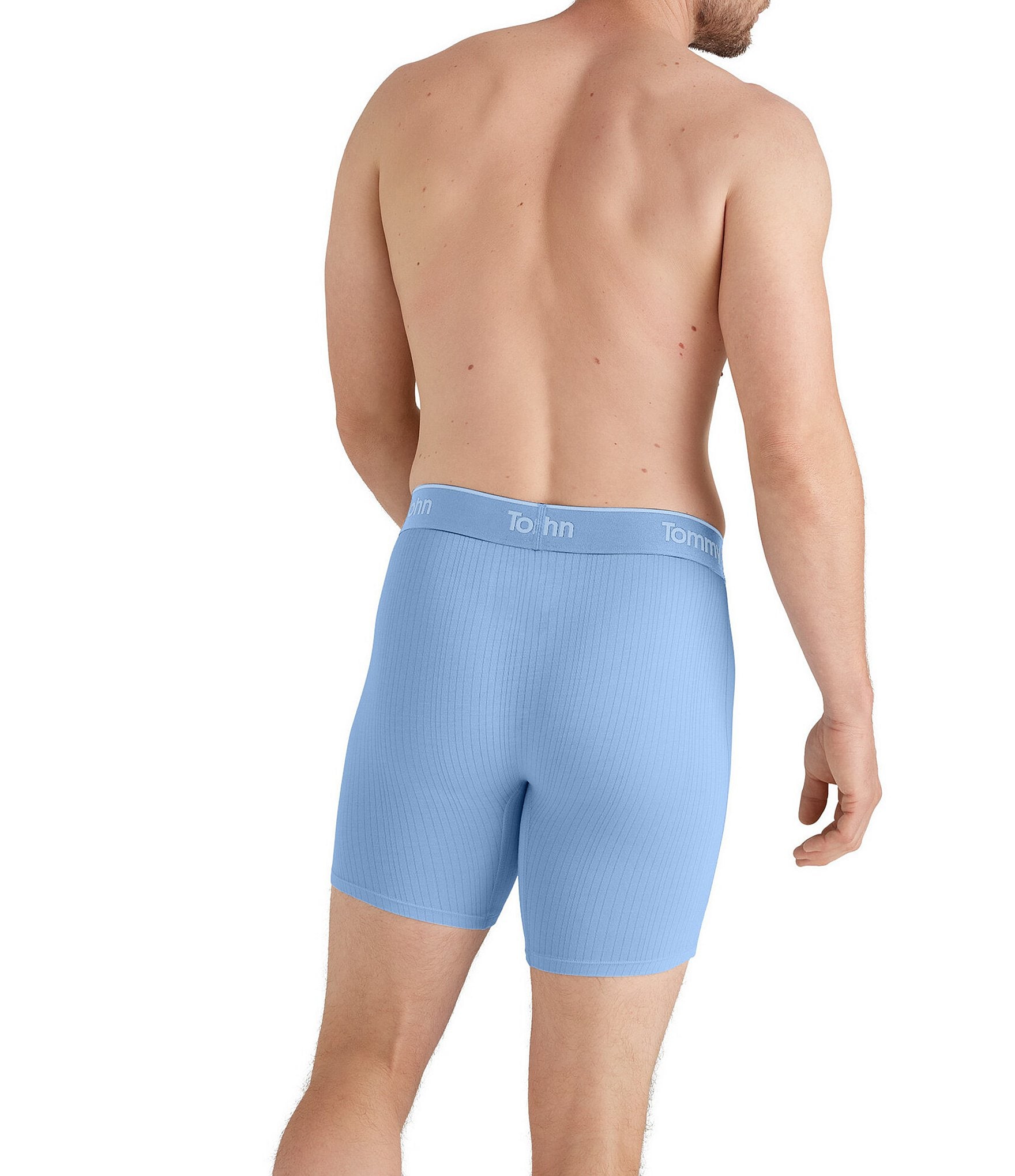 Tommy John Second Skin Lux Rib 4#double;Inseam Boxer Briefs 3-Pack