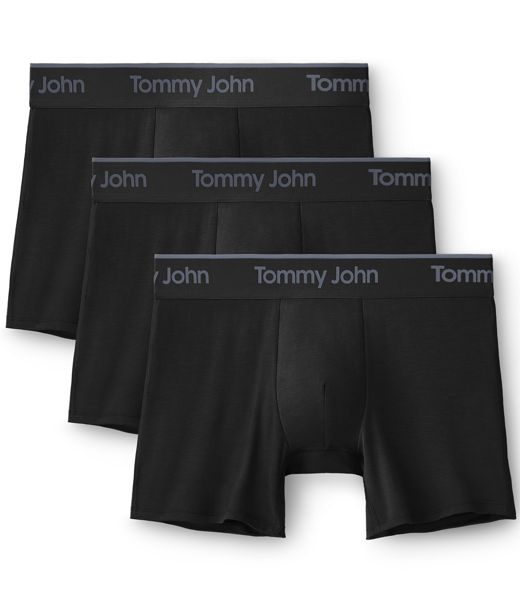 Tommy John Second Skin Modal 4#double; Inseam Boxer Brief 3-Pack