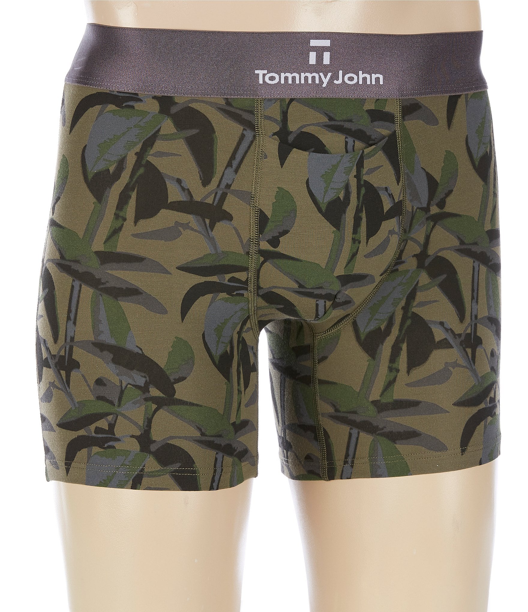 Tommy John Cool Cotton Checked 6 Inseam Boxer Briefs