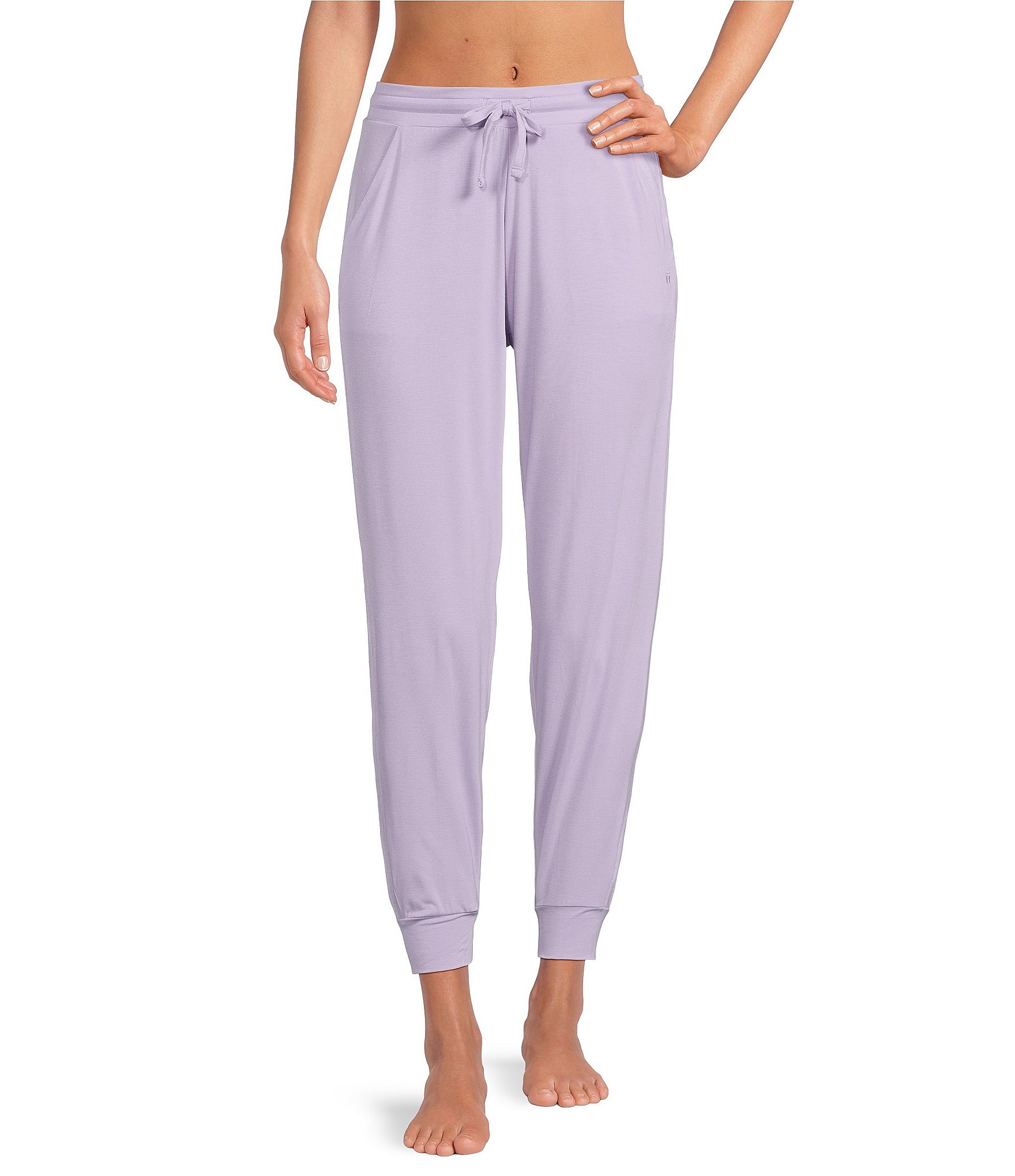 Tommy John Solid Knit Banded Hem Jogger Coordinating Lounge Pants ...