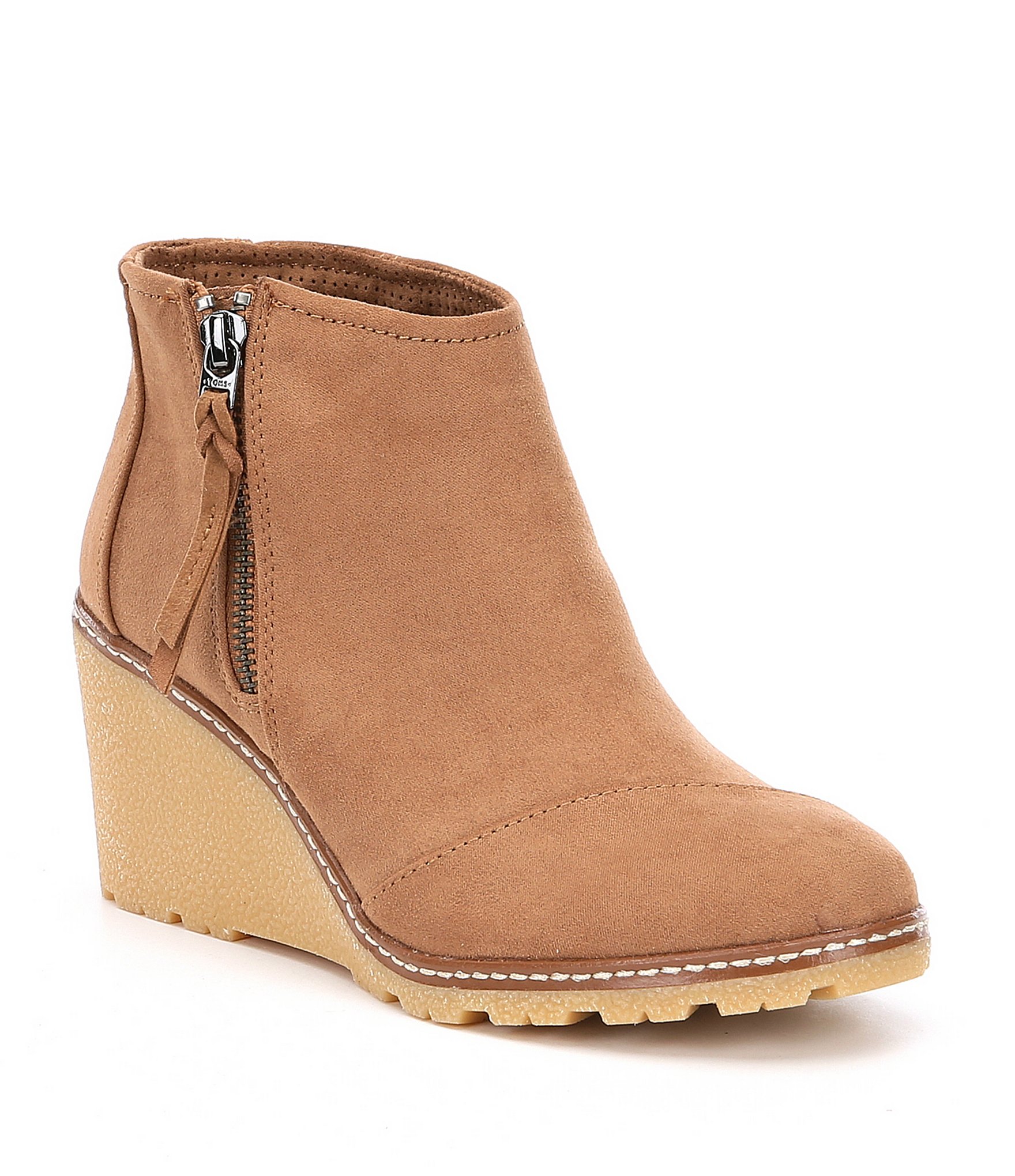 TOMS Avery Wedge Booties | Dillards