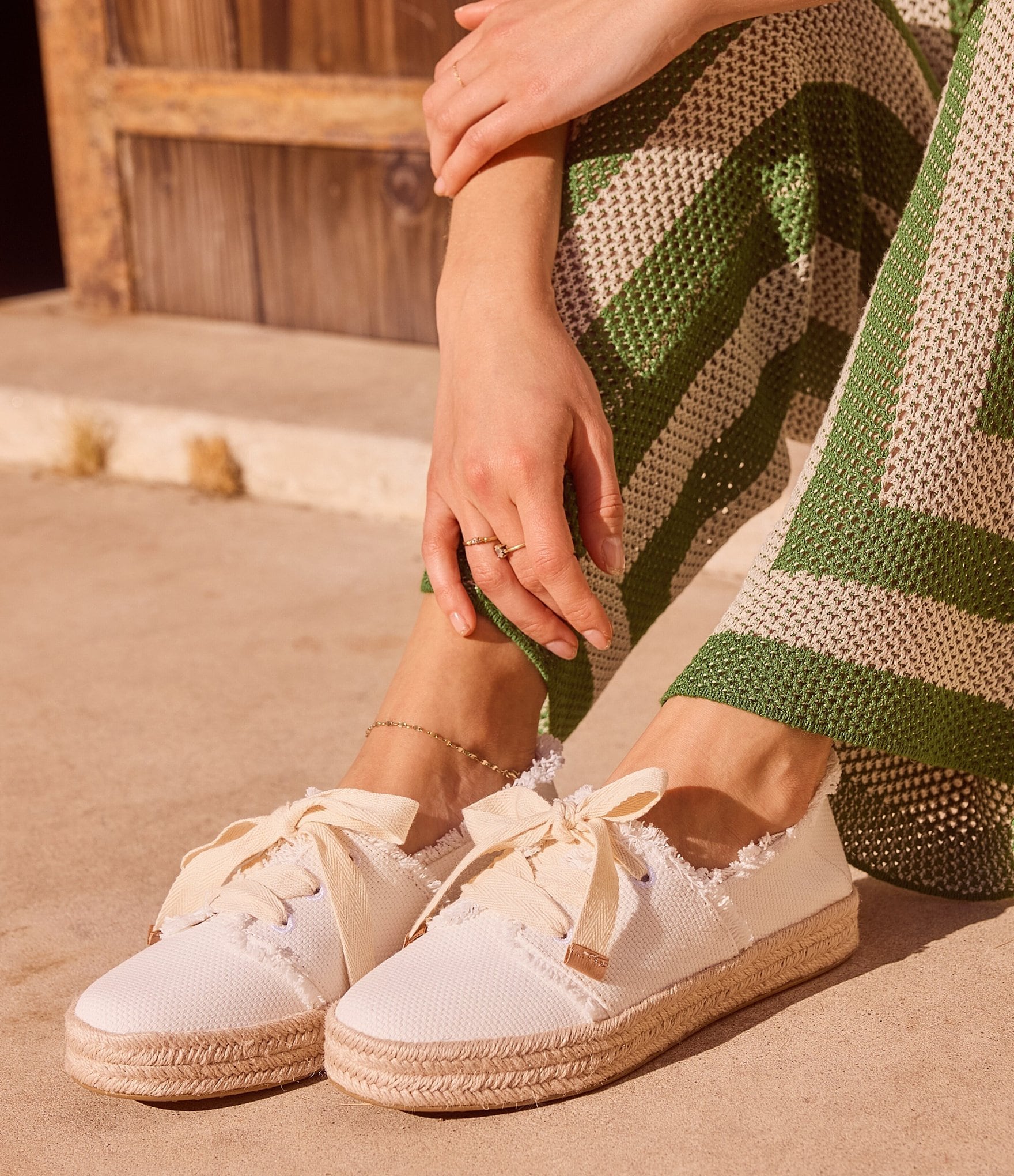 TOMS Carolina Woven Platform Espadrille Sneakers