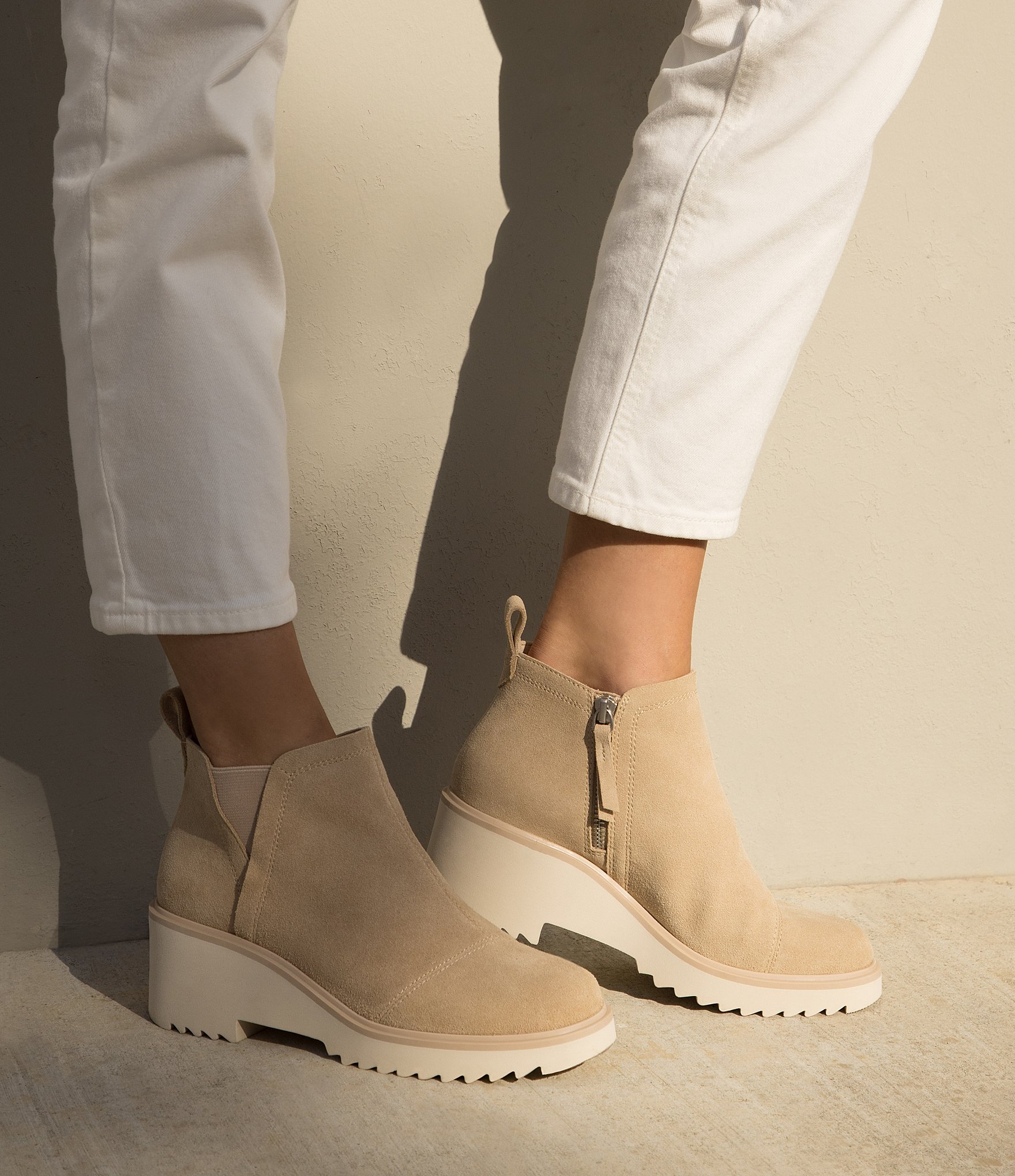 TOMS Maude Suede Booties