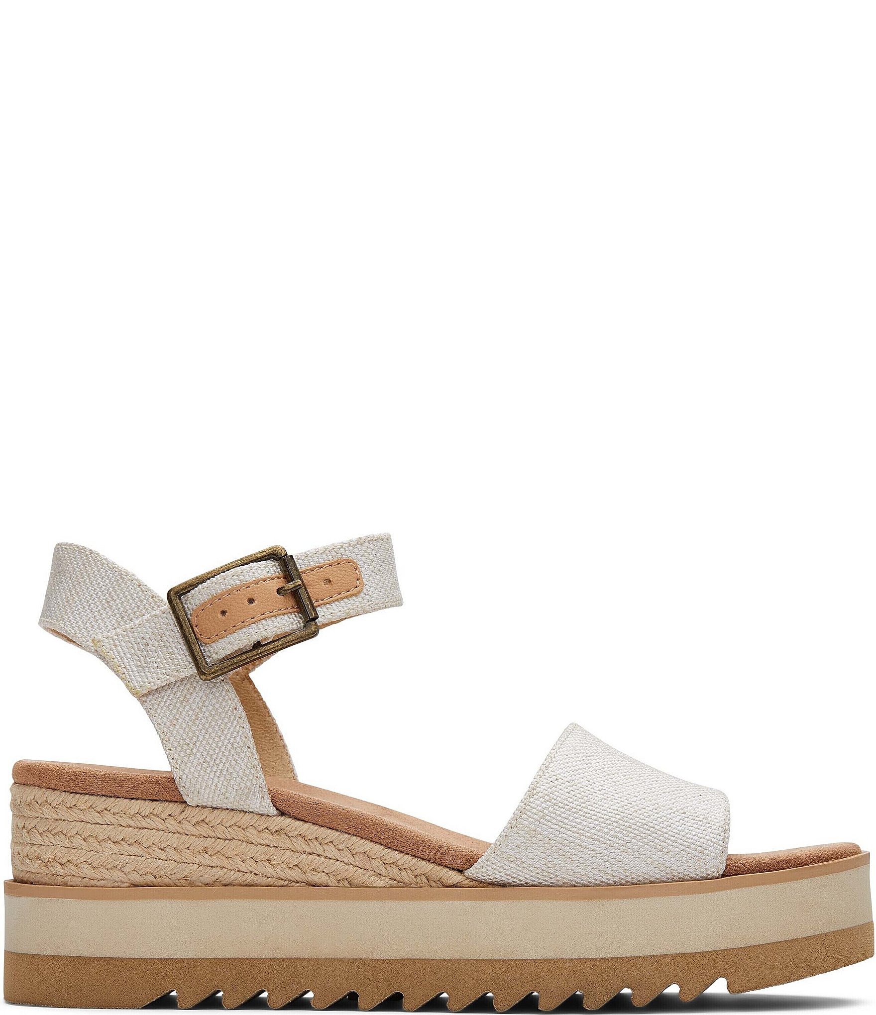 TOMS Diana Espadrille Platform Wedge Sandals