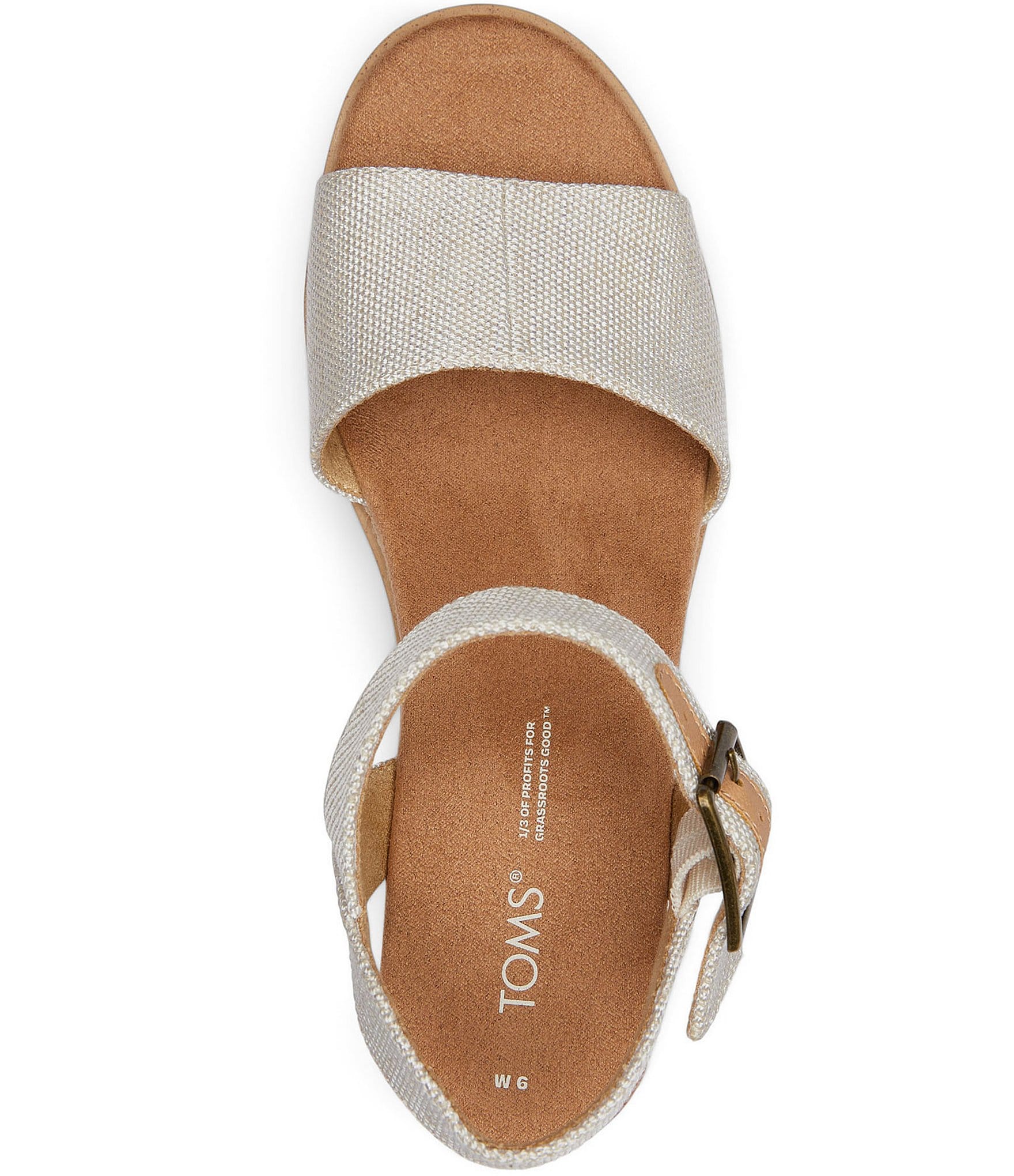 TOMS Diana Espadrille Platform Wedge Sandals