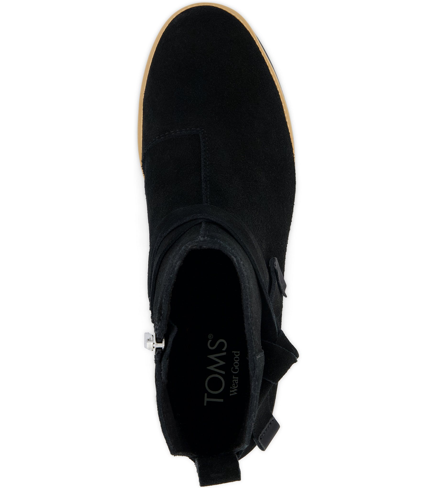 TOMS Women's Marlow Suede Wedge Booties