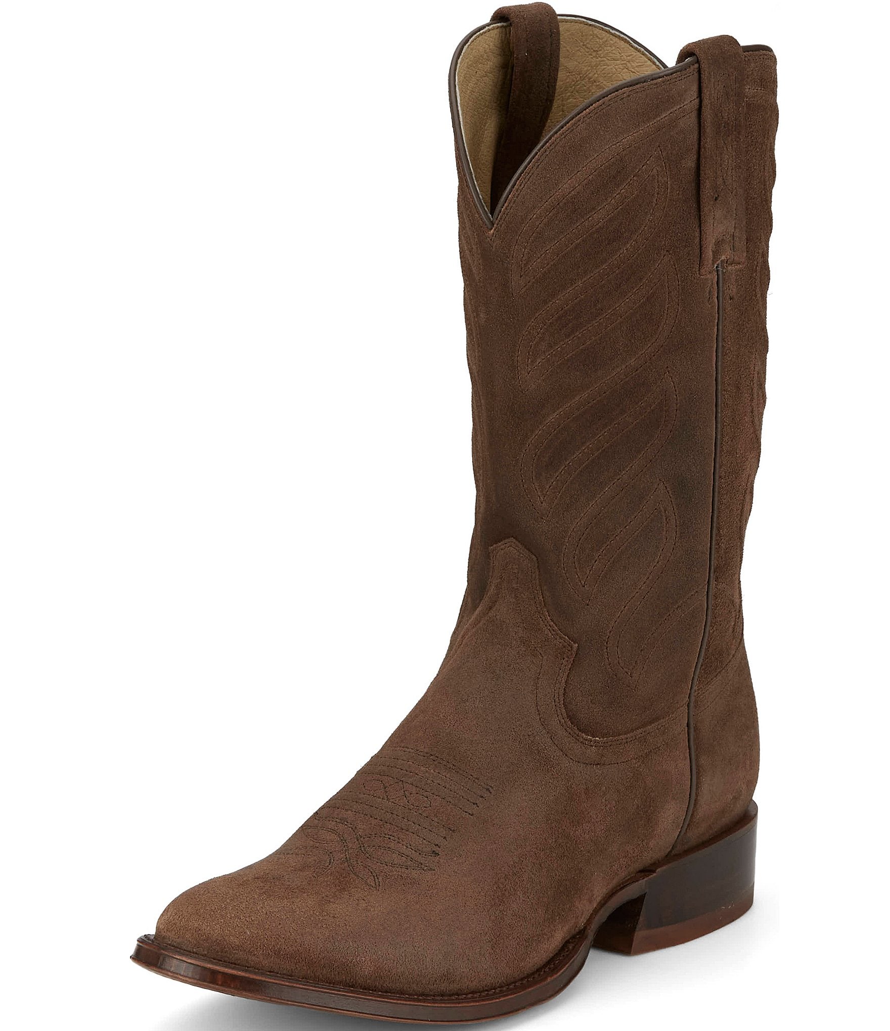 Tony Lama Men's Amado 12#double; Suede Western Boots