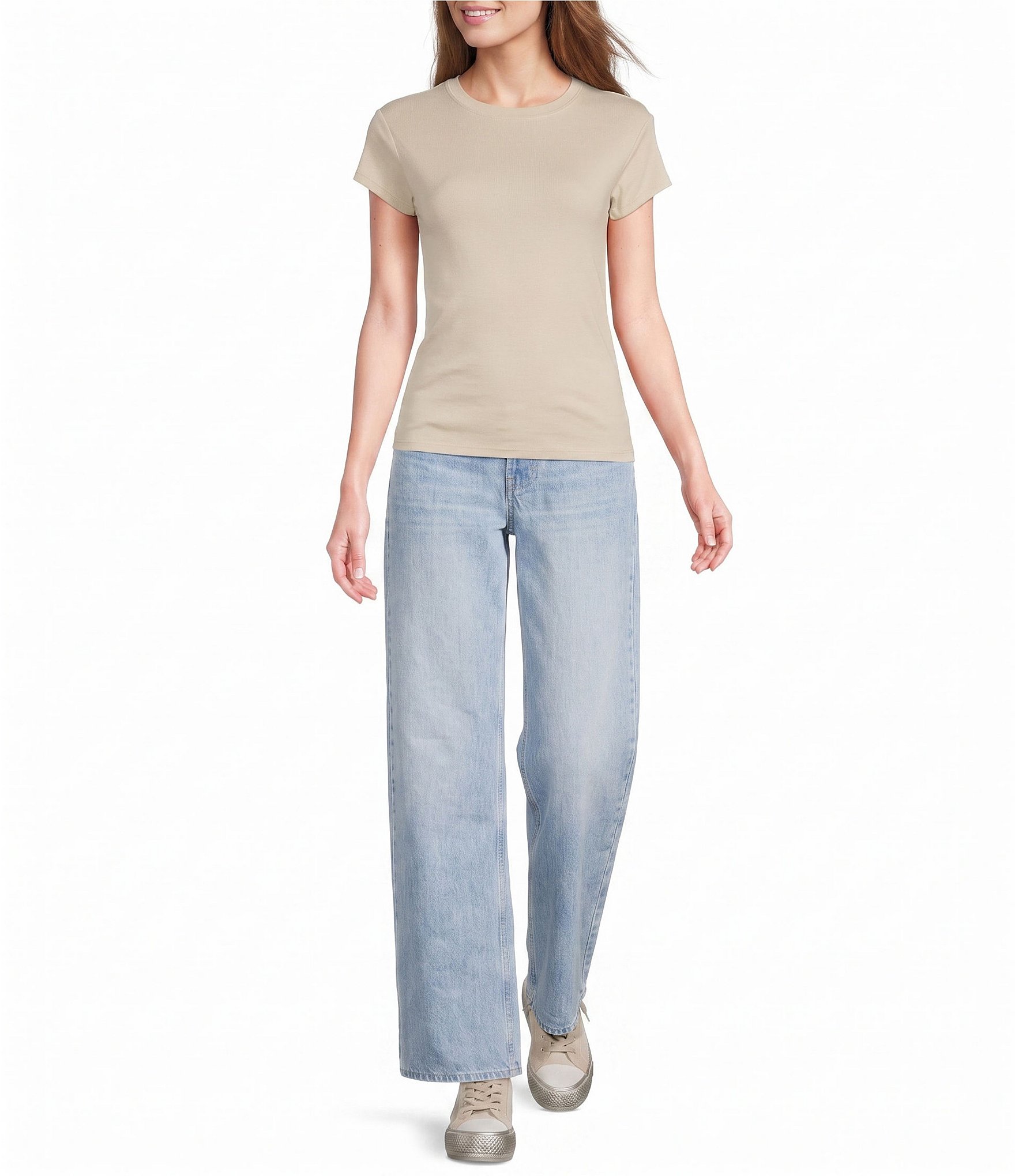 TOPSHOP Knit Everyday Tee