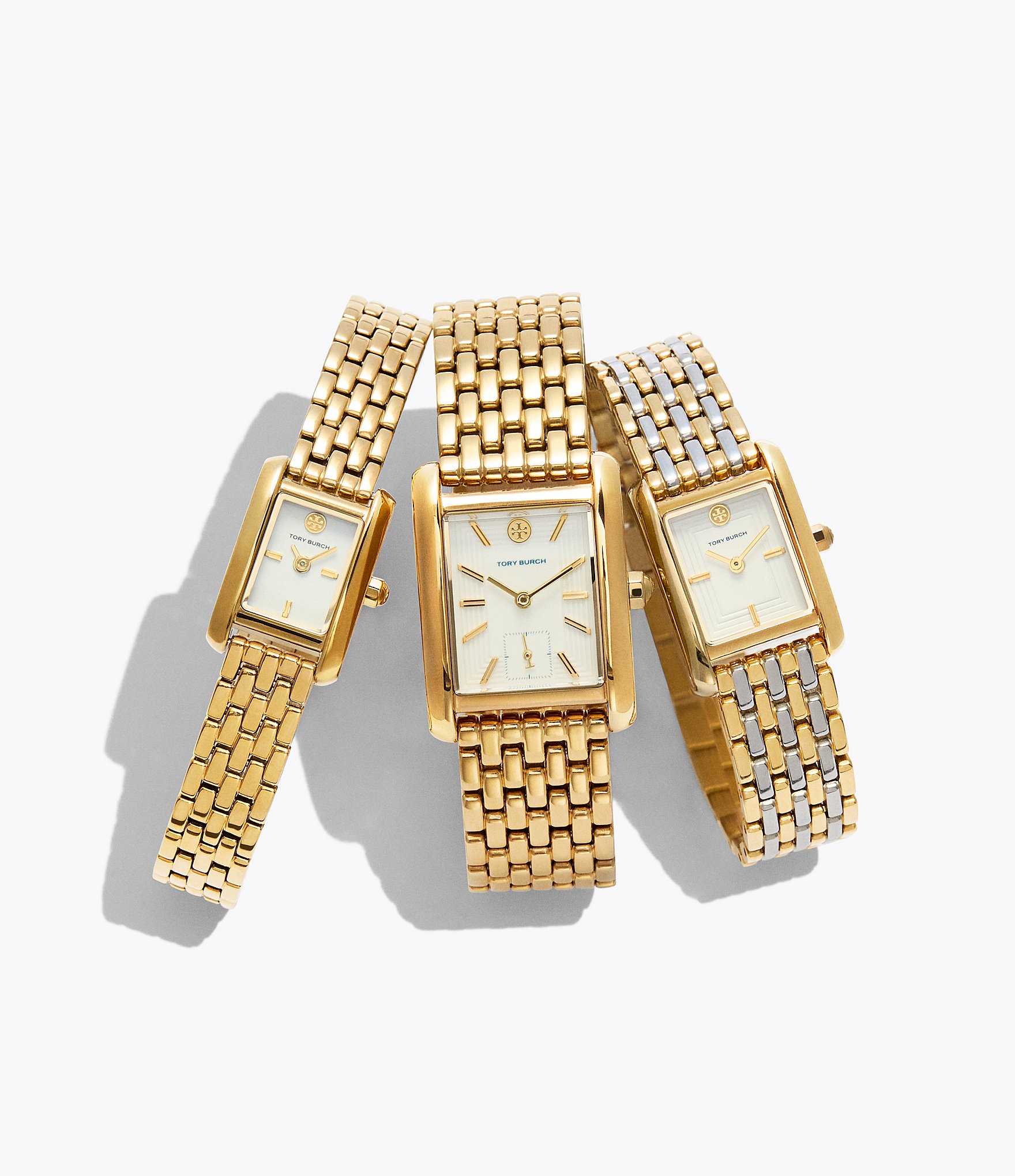 Tory Burch Women's Eleanor Quartz Three Hand Stainless Steel Bracelet Watch