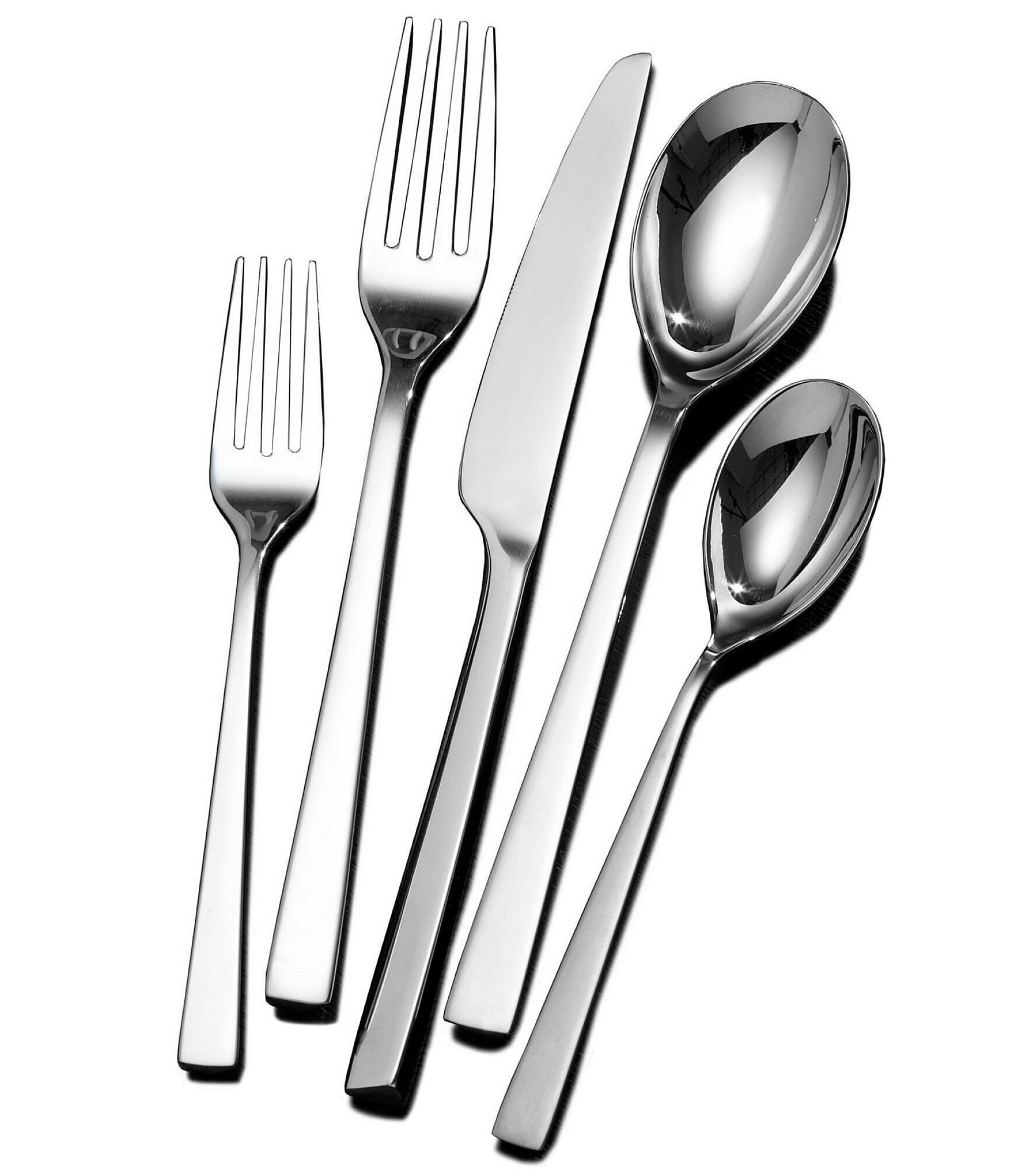 Towle Silversmiths Luxor 42-Piece Stainless Steel Flatware Set